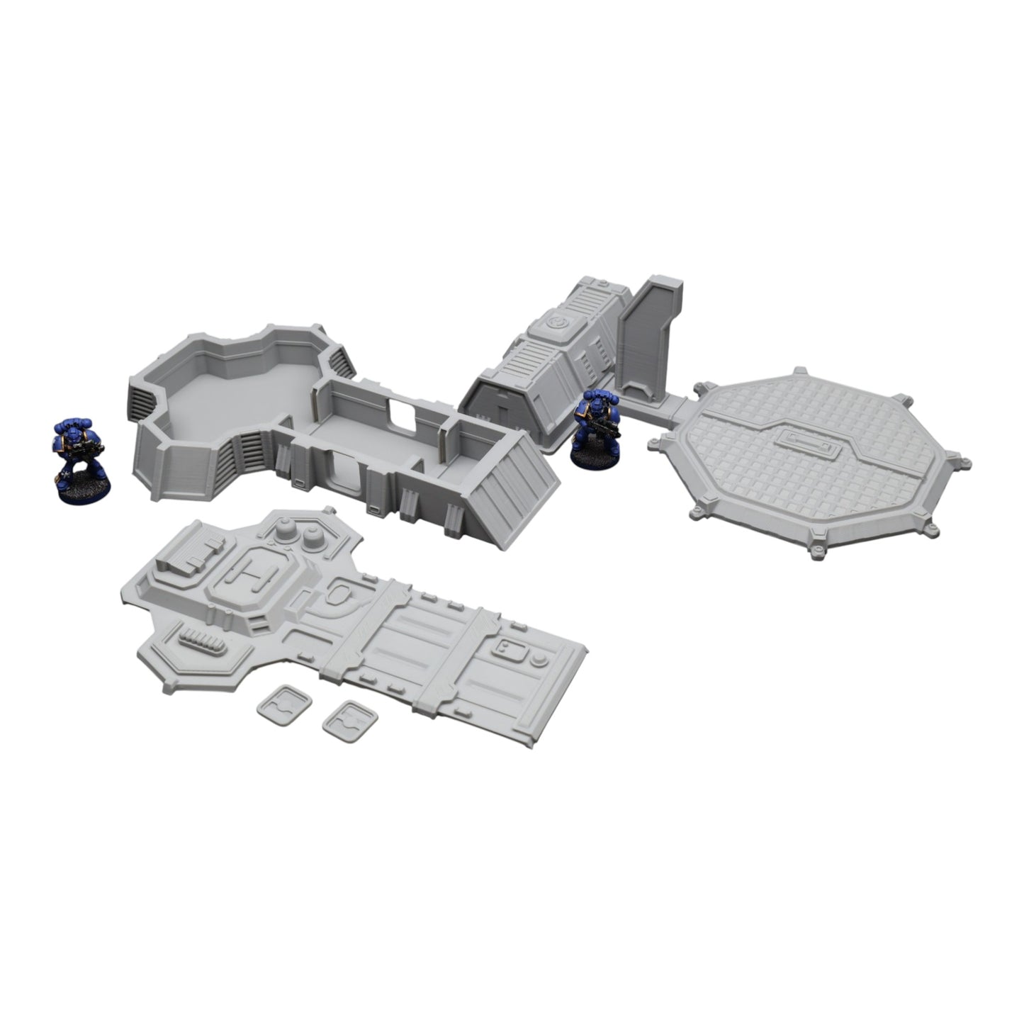 Wargaming 28mm scatter terrain scenery showing 3D-printed item that is compatible with games such as Warhammer 40K, Star Wars Legions, D+D, Dungeons and Dragons, Sci-Fi, Fantasy and other miniature tabletop games. Brand Jawar3d found at www.jawar3d.co.uk.