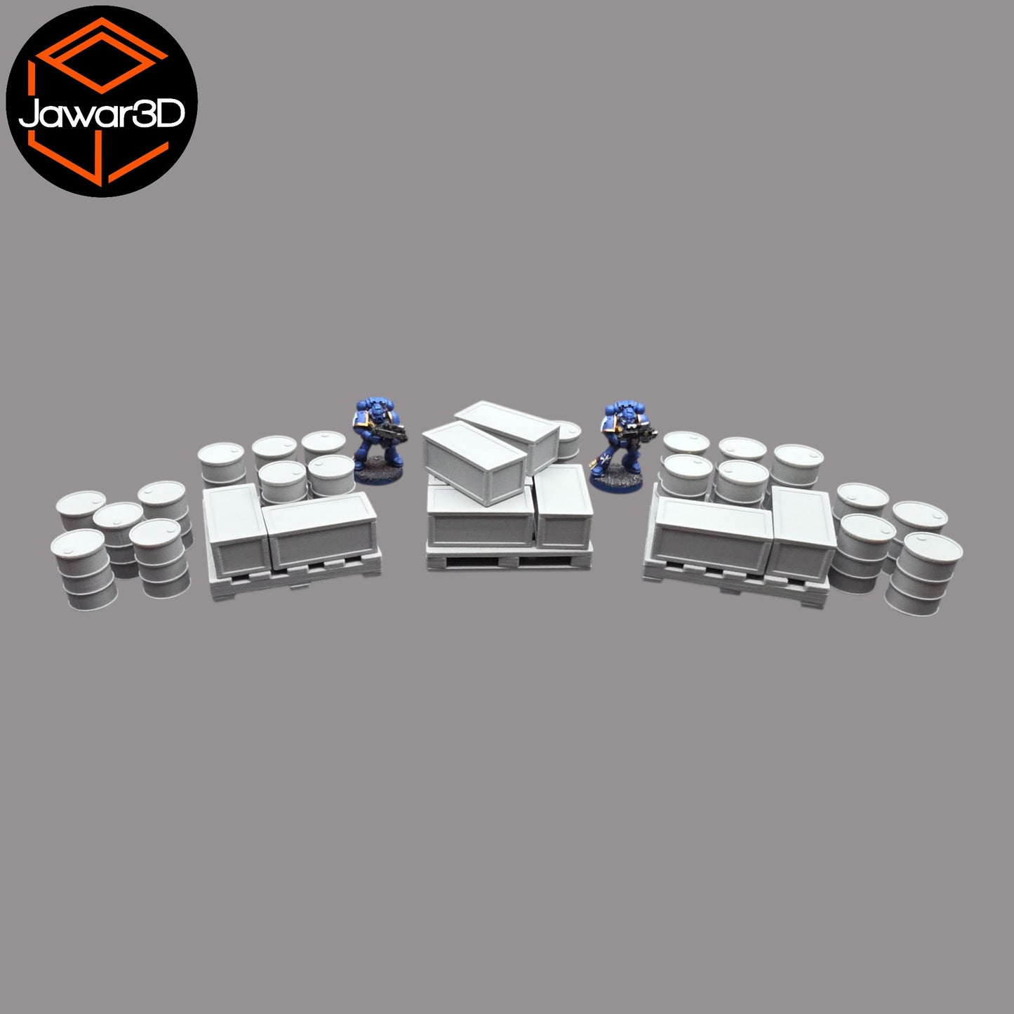 Wargaming 28mm scatter terrain scenery showing 3D-printed item that is compatible with games such as Warhammer 40K, Star Wars Legions, D+D, Dungeons and Dragons, Sci-Fi, Fantasy and other miniature tabletop games. Brand Jawar3d found at www.jawar3d.co.uk.