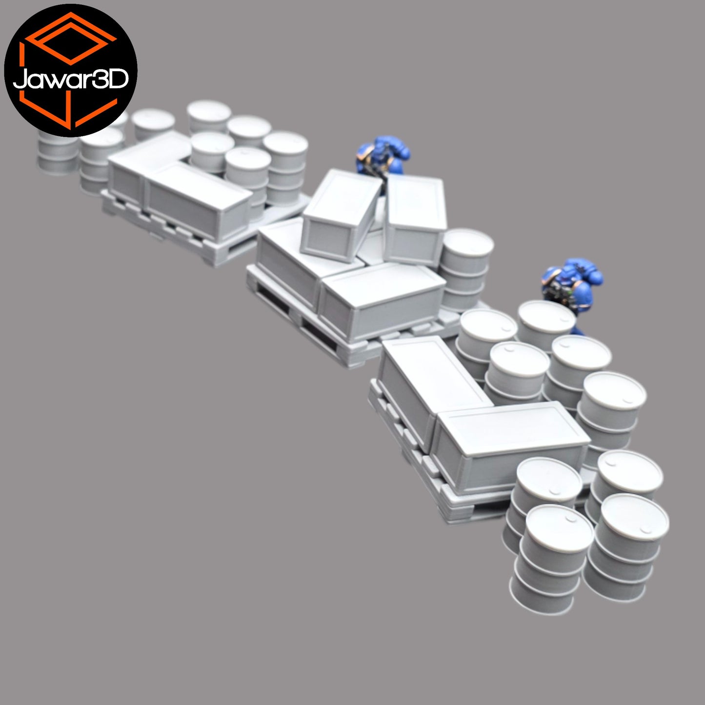 Wargaming 28mm scatter terrain scenery showing 3D-printed item that is compatible with games such as Warhammer 40K, Star Wars Legions, D+D, Dungeons and Dragons, Sci-Fi, Fantasy and other miniature tabletop games. Brand Jawar3d found at www.jawar3d.co.uk.