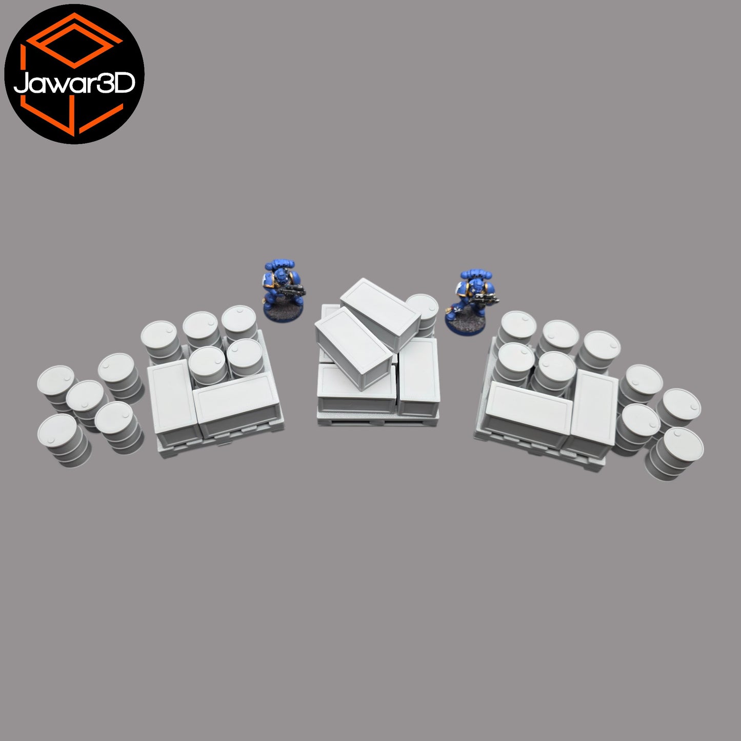 Wargaming 28mm scatter terrain scenery showing 3D-printed item that is compatible with games such as Warhammer 40K, Star Wars Legions, D+D, Dungeons and Dragons, Sci-Fi, Fantasy and other miniature tabletop games. Brand Jawar3d found at www.jawar3d.co.uk.