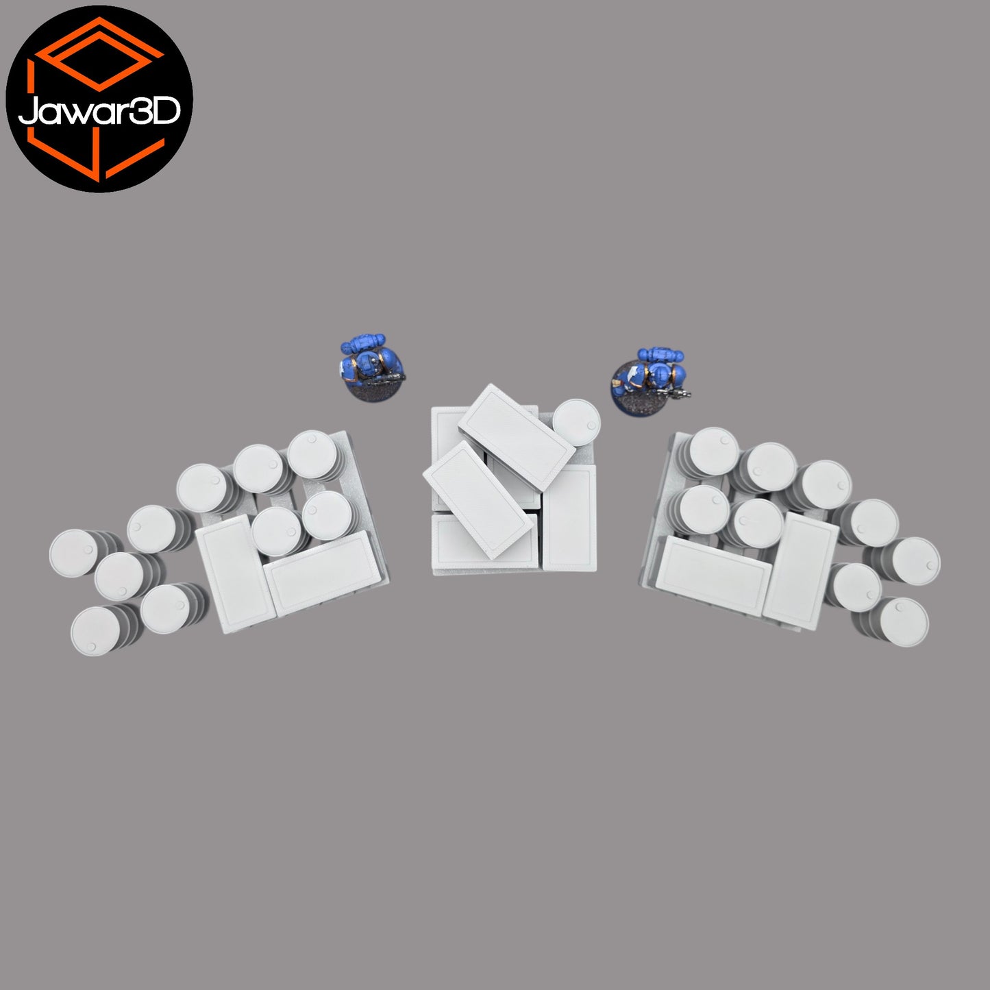 Wargaming 28mm scatter terrain scenery showing 3D-printed item that is compatible with games such as Warhammer 40K, Star Wars Legions, D+D, Dungeons and Dragons, Sci-Fi, Fantasy and other miniature tabletop games. Brand Jawar3d found at www.jawar3d.co.uk.