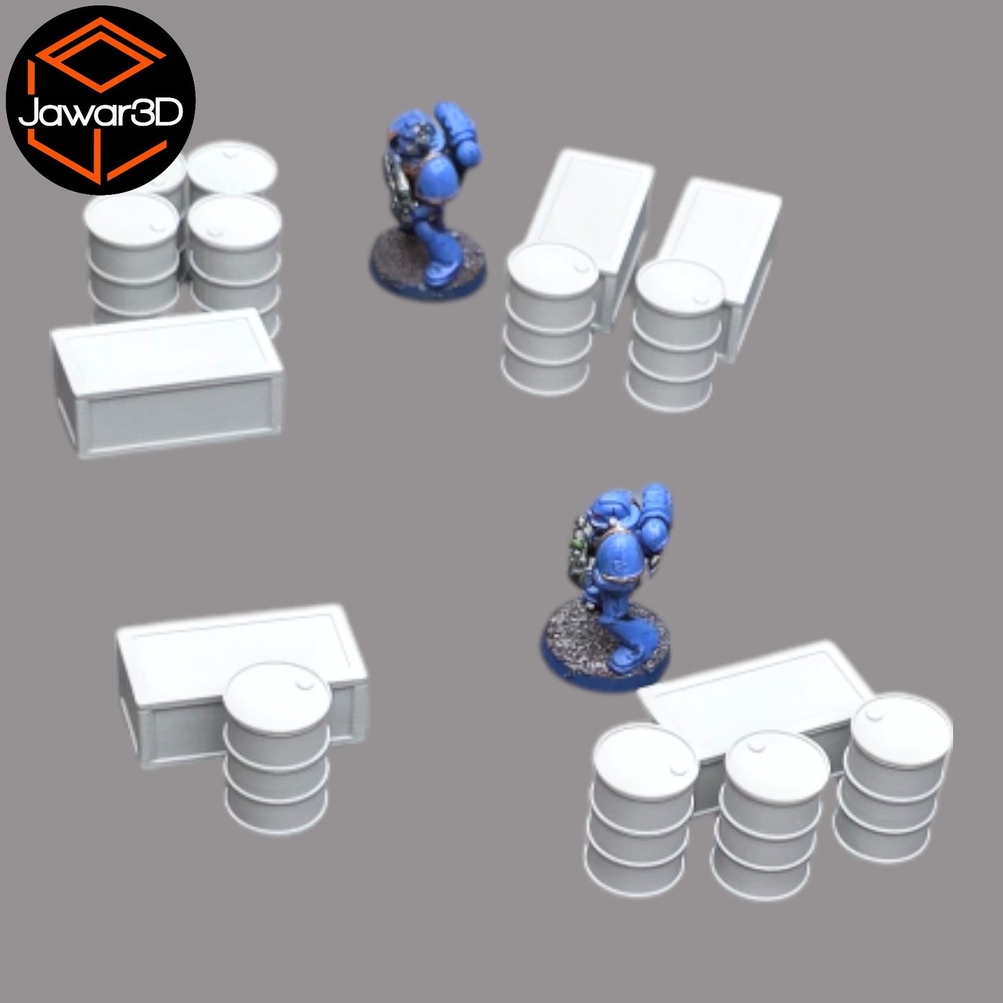 Wargaming 28mm scatter terrain scenery showing 3D-printed item that is compatible with games such as Warhammer 40K, Star Wars Legions, D+D, Dungeons and Dragons, Sci-Fi, Fantasy and other miniature tabletop games. Brand Jawar3d found at www.jawar3d.co.uk.