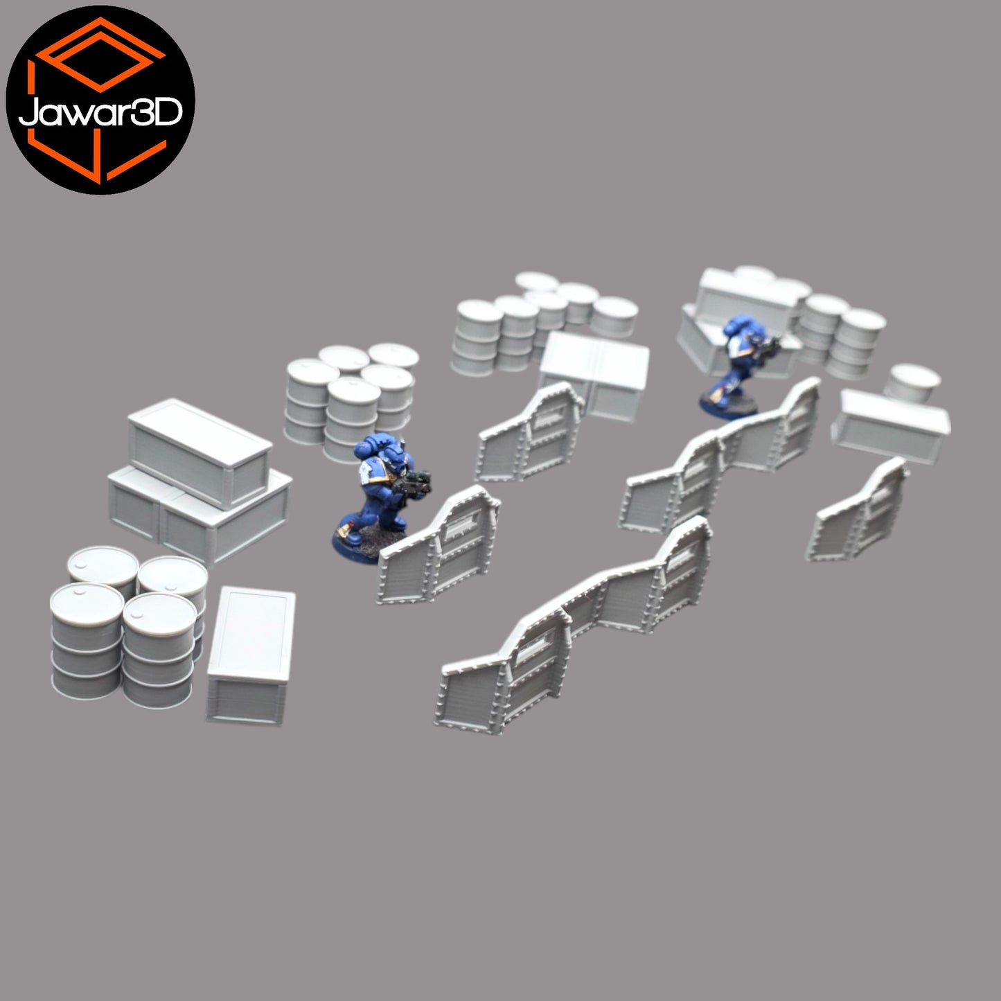 Wargaming 28mm scatter terrain scenery showing 3D-printed item that is compatible with games such as Warhammer 40K, Star Wars Legions, D+D, Dungeons and Dragons, Sci-Fi, Fantasy and other miniature tabletop games. Brand Jawar3d found at www.jawar3d.co.uk.