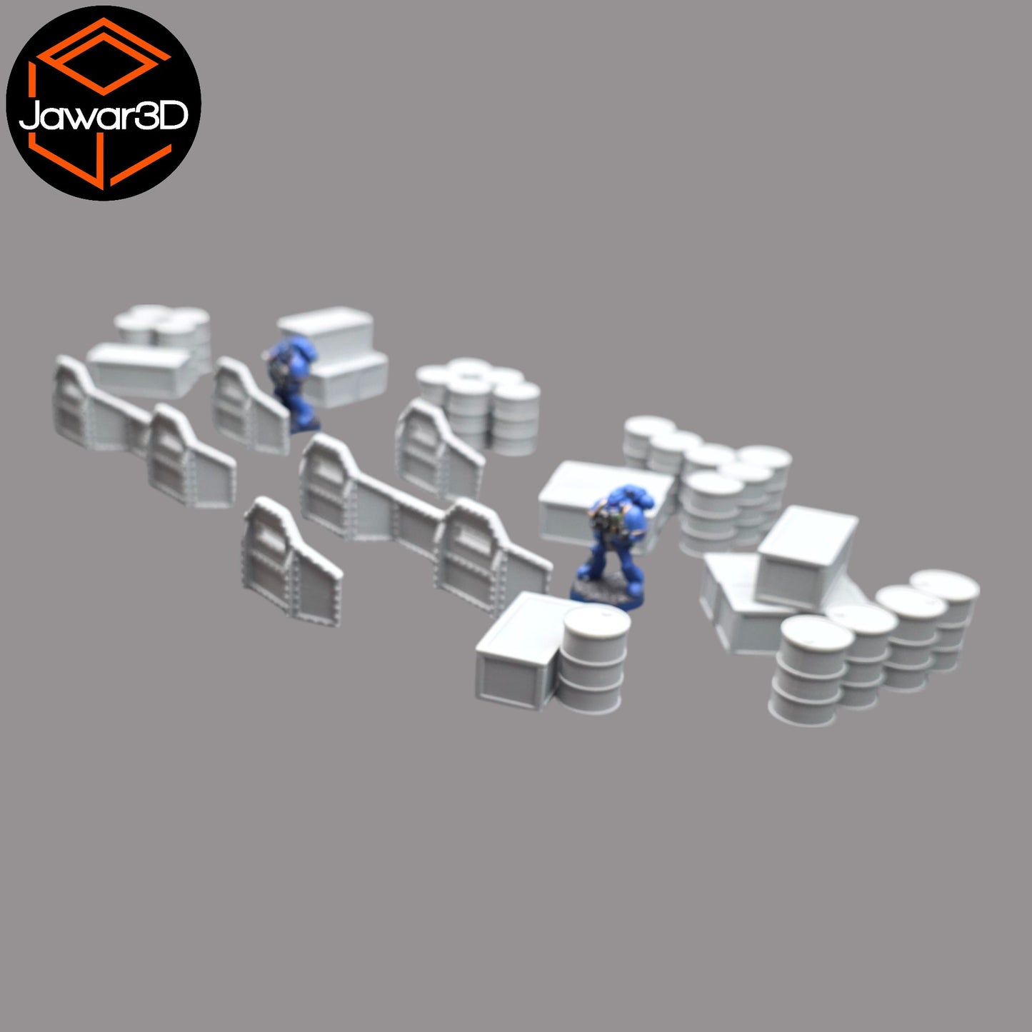 Wargaming 28mm scatter terrain scenery showing 3D-printed item that is compatible with games such as Warhammer 40K, Star Wars Legions, D+D, Dungeons and Dragons, Sci-Fi, Fantasy and other miniature tabletop games. Brand Jawar3d found at www.jawar3d.co.uk.