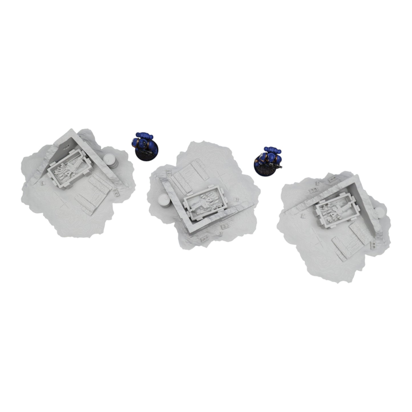 Wargaming 28mm scatter terrain scenery showing 3D-printed item that is compatible with games such as Warhammer 40K, Star Wars Legions, D+D, Dungeons and Dragons, Sci-Fi, Fantasy and other miniature tabletop games. Brand Jawar3d found at www.jawar3d.co.uk.