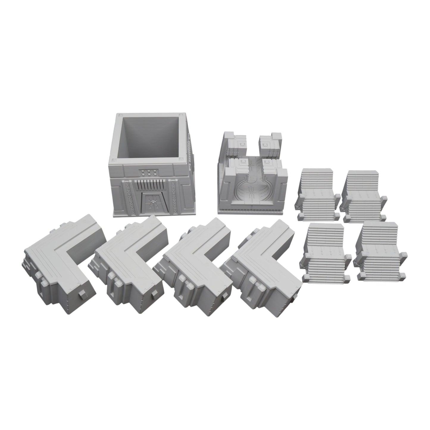 Wargaming 28mm scatter terrain scenery showing 3D-printed item that is compatible with games such as Warhammer 40K, Star Wars Legions, D+D, Dungeons and Dragons, Sci-Fi, Fantasy and other miniature tabletop games. Brand Jawar3d found at www.jawar3d.co.uk.