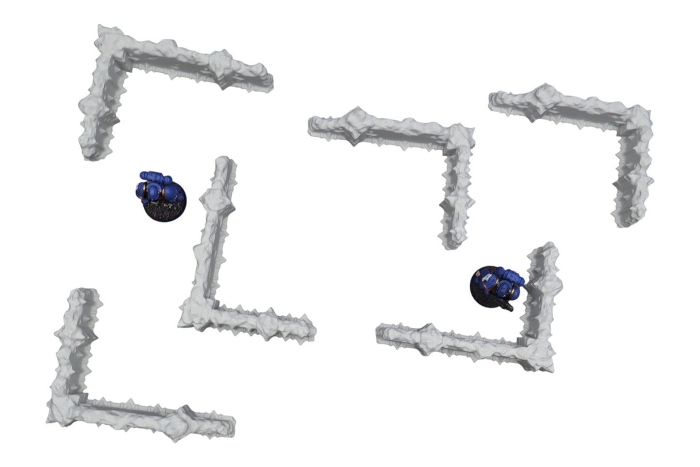 Wargaming 28mm scatter terrain scenery showing 3D-printed item that is compatible with games such as Warhammer 40K, Star Wars Legions, D+D, Dungeons and Dragons, Sci-Fi, Fantasy and other miniature tabletop games. Brand Jawar3d found at www.jawar3d.co.uk.