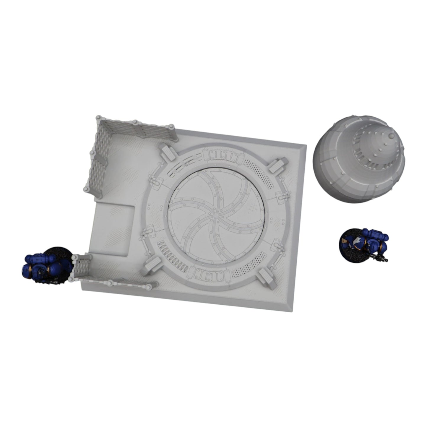Wargaming 28mm scatter terrain scenery showing 3D-printed item that is compatible with games such as Warhammer 40K, Star Wars Legions, D+D, Dungeons and Dragons, Sci-Fi, Fantasy and other miniature tabletop games. Brand Jawar3d found at www.jawar3d.co.uk.