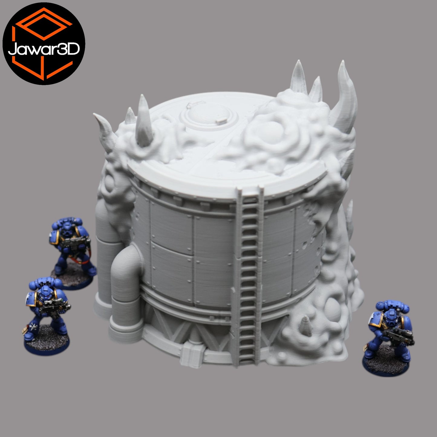 Wargaming 28mm scatter terrain scenery showing 3D-printed item that is compatible with games such as Warhammer 40K, Star Wars Legions, D+D, Dungeons and Dragons, Sci-Fi, Fantasy and other miniature tabletop games. Brand Jawar3d found at www.jawar3d.co.uk.