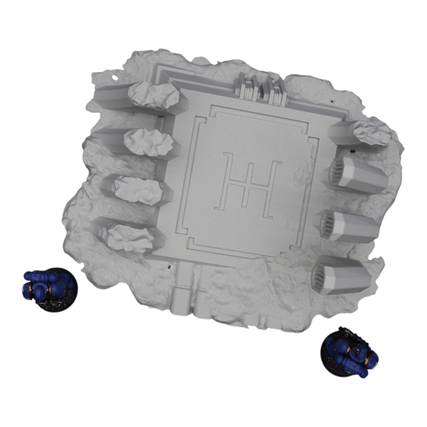 Wargaming 28mm scatter terrain scenery showing 3D-printed item that is compatible with games such as Warhammer 40K, Star Wars Legions, D+D, Dungeons and Dragons, Sci-Fi, Fantasy and other miniature tabletop games. Brand Jawar3d found at www.jawar3d.co.uk.