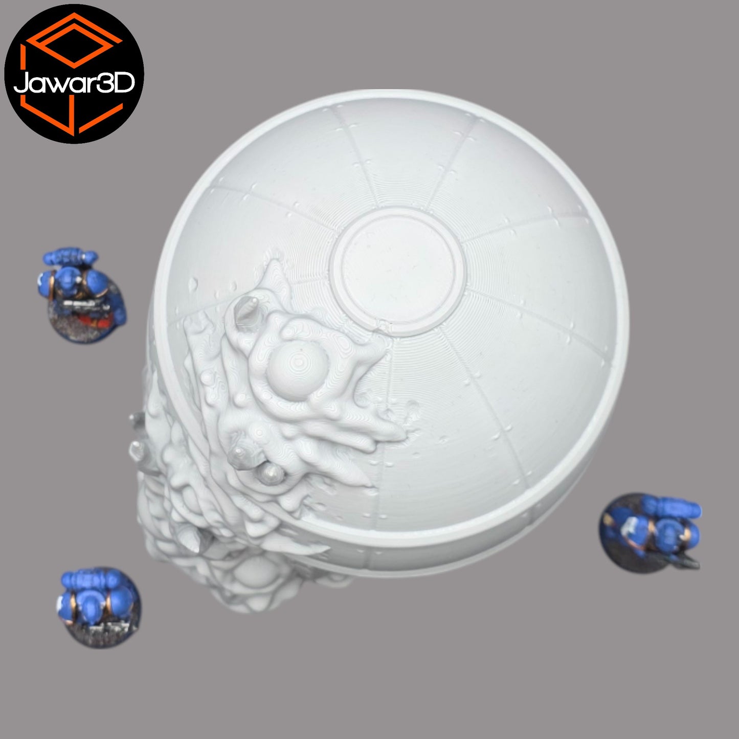 Wargaming 28mm scatter terrain scenery showing 3D-printed item that is compatible with games such as Warhammer 40K, Star Wars Legions, D+D, Dungeons and Dragons, Sci-Fi, Fantasy and other miniature tabletop games. Brand Jawar3d found at www.jawar3d.co.uk.