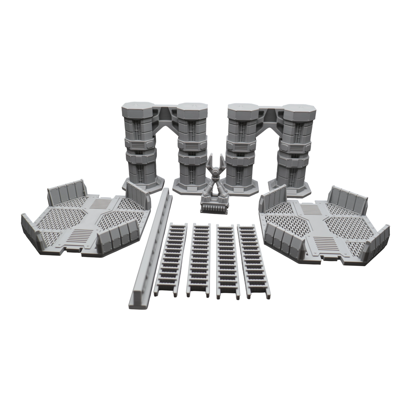 Wargaming 28mm scatter terrain scenery showing 3D-printed item that is compatible with games such as Warhammer 40K, Star Wars Legions, D+D, Dungeons and Dragons, Sci-Fi, Fantasy and other miniature tabletop games. Brand Jawar3d found at www.jawar3d.co.uk.
