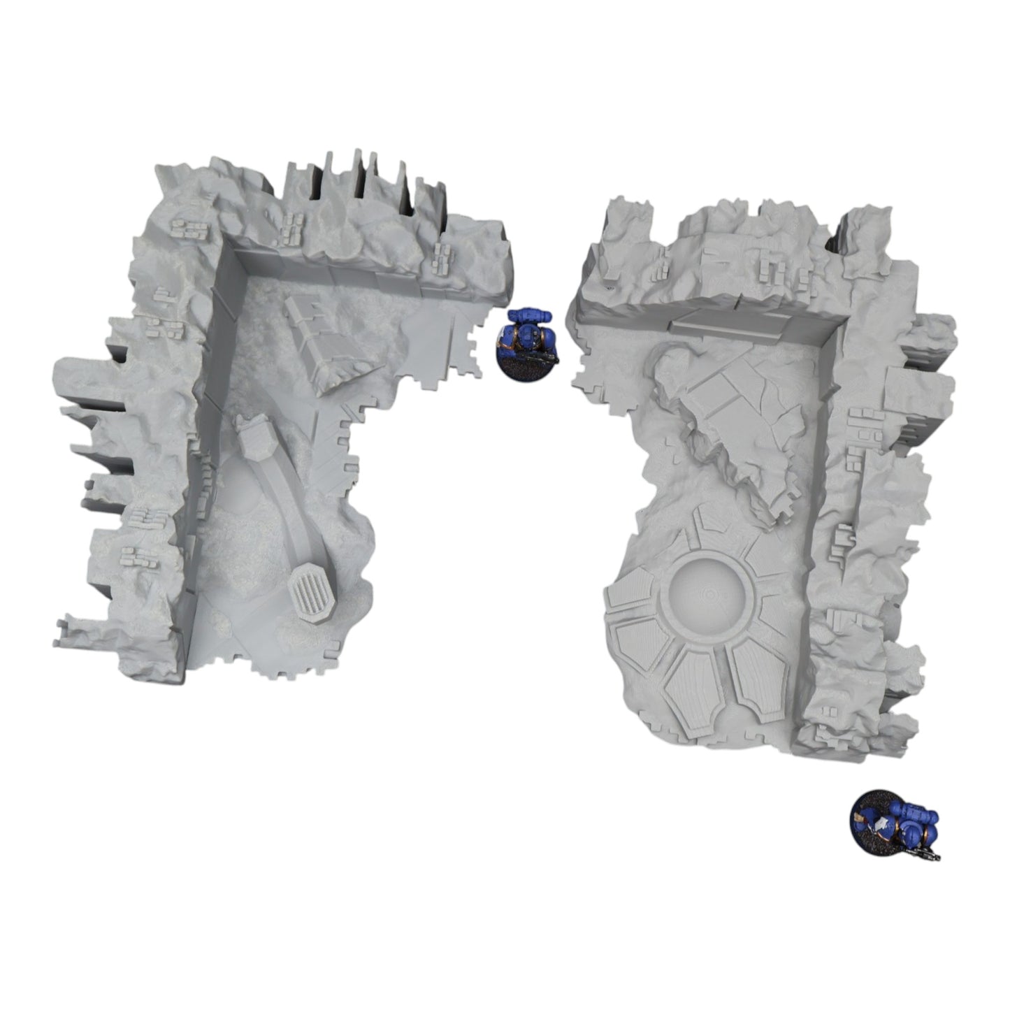 Wargaming 28mm scatter terrain scenery showing 3D-printed item that is compatible with games such as Warhammer 40K, Star Wars Legions, D+D, Dungeons and Dragons, Sci-Fi, Fantasy and other miniature tabletop games. Brand Jawar3d found at www.jawar3d.co.uk.