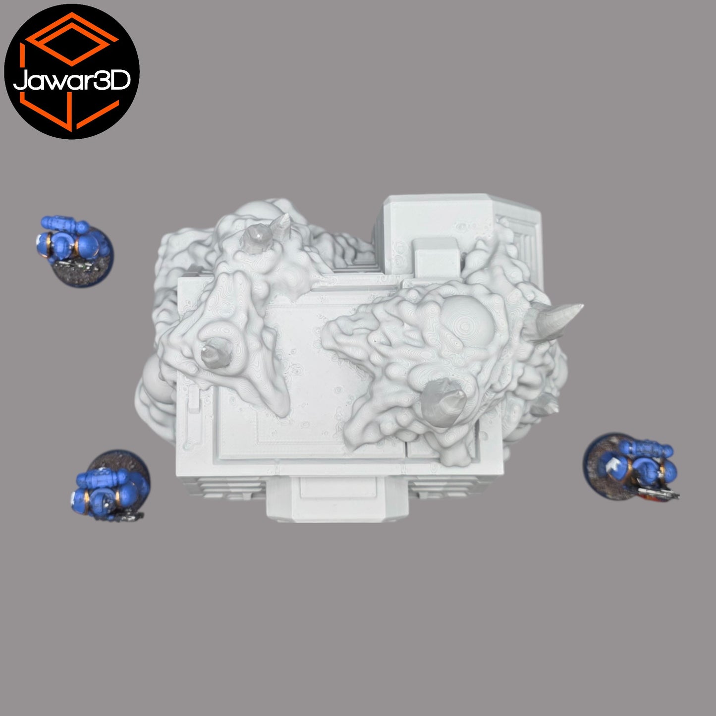 Wargaming 28mm scatter terrain scenery showing 3D-printed item that is compatible with games such as Warhammer 40K, Star Wars Legions, D+D, Dungeons and Dragons, Sci-Fi, Fantasy and other miniature tabletop games. Brand Jawar3d found at www.jawar3d.co.uk.