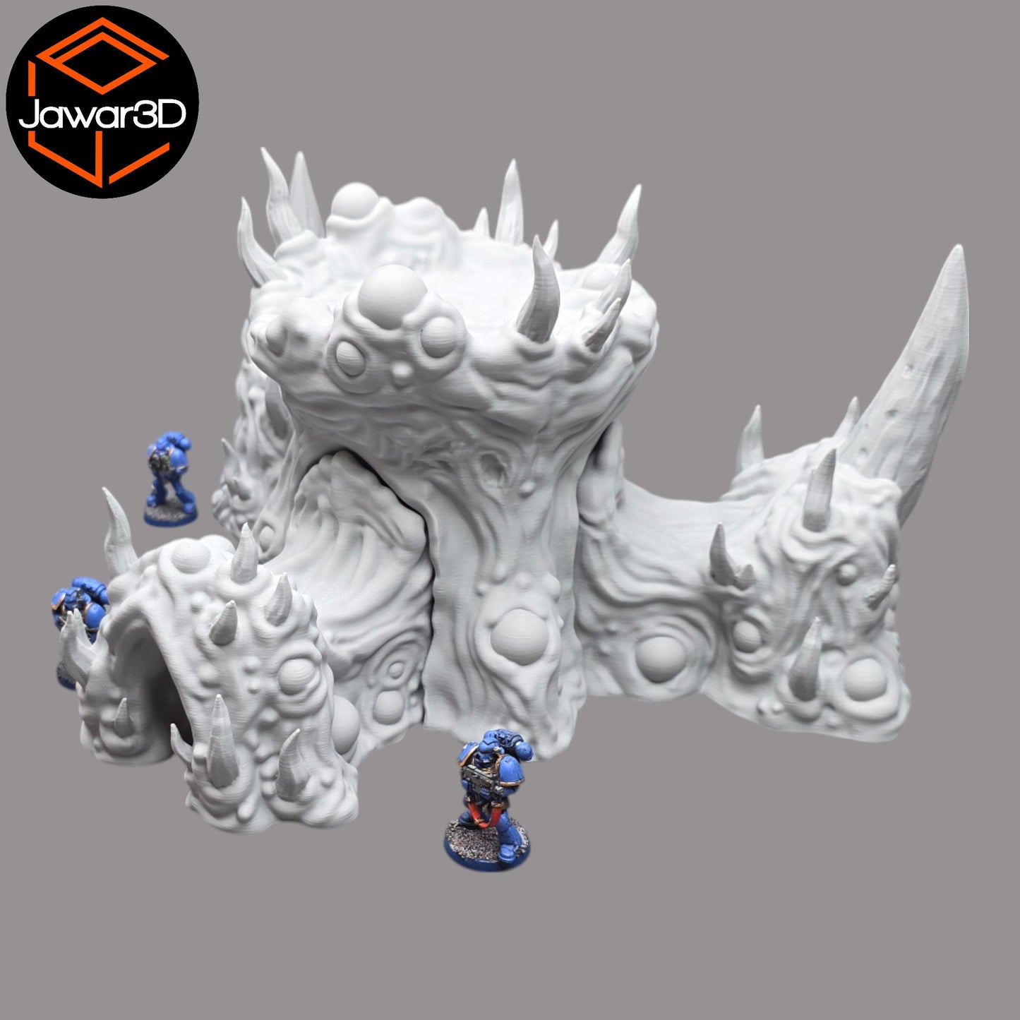 Wargaming 28mm scatter terrain scenery showing 3D-printed item that is compatible with games such as Warhammer 40K, Star Wars Legions, D+D, Dungeons and Dragons, Sci-Fi, Fantasy and other miniature tabletop games. Brand Jawar3d found at www.jawar3d.co.uk.