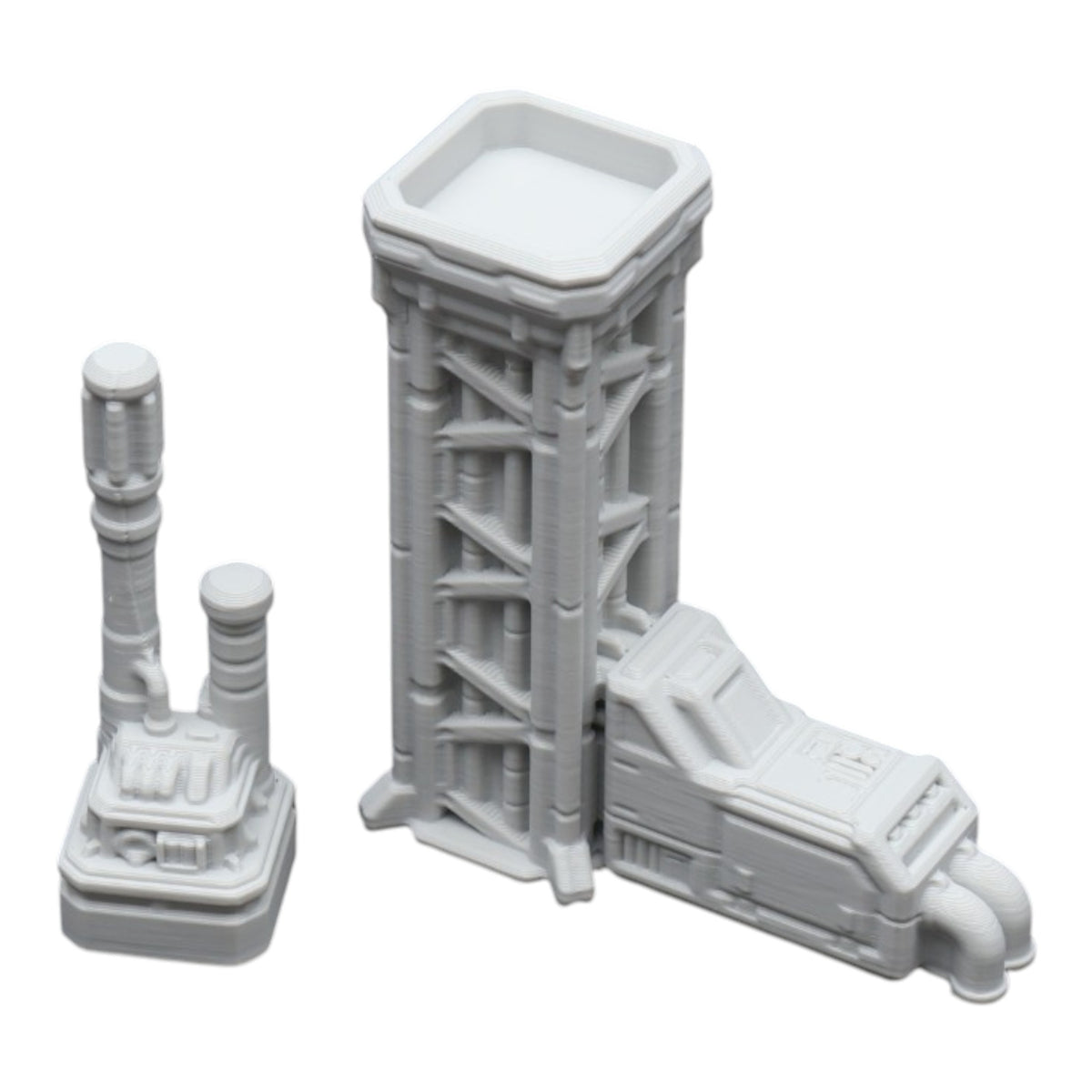 Wargaming 28mm scatter terrain scenery showing 3D-printed item that is compatible with games such as Warhammer 40K, Star Wars Legions, D+D, Dungeons and Dragons, Sci-Fi, Fantasy and other miniature tabletop games. Brand Jawar3d found at www.jawar3d.co.uk.