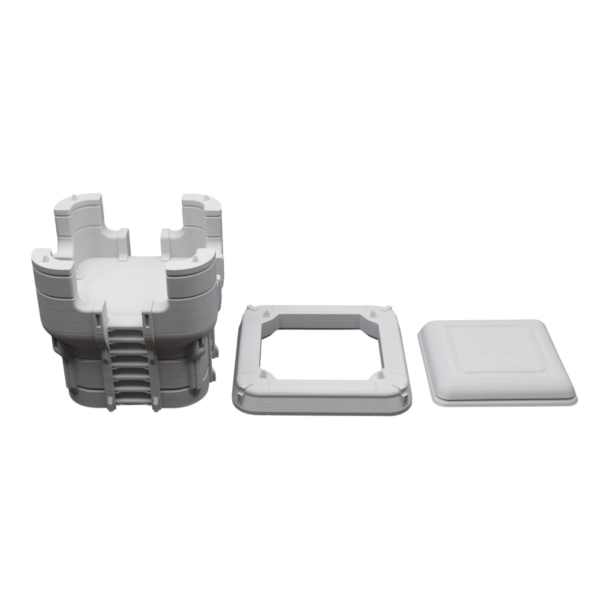 Wargaming 28mm scatter terrain scenery showing 3D-printed item that is compatible with games such as Warhammer 40K, Star Wars Legions, D+D, Dungeons and Dragons, Sci-Fi, Fantasy and other miniature tabletop games. Brand Jawar3d found at www.jawar3d.co.uk.