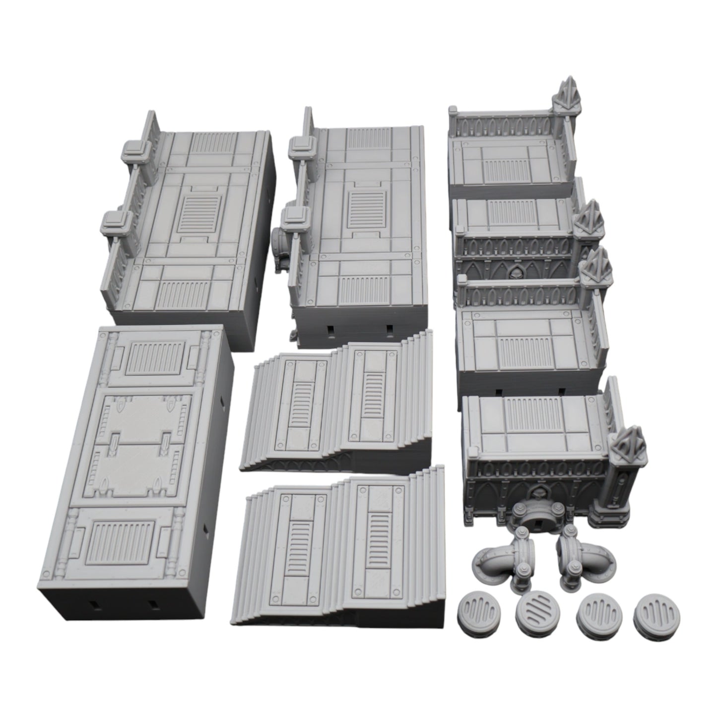 Wargaming 28mm scatter terrain scenery showing 3D-printed item that is compatible with games such as Warhammer 40K, Star Wars Legions, D+D, Dungeons and Dragons, Sci-Fi, Fantasy and other miniature tabletop games. Brand Jawar3d found at www.jawar3d.co.uk.