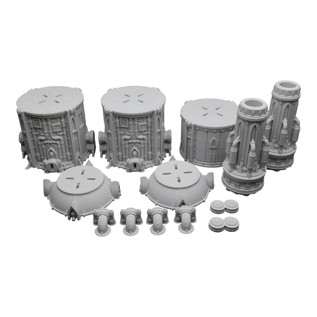 Steel Refinery Assembly #5 - 28mm Wargaming Scatter Terrain Scenery Tabletop Grimdark