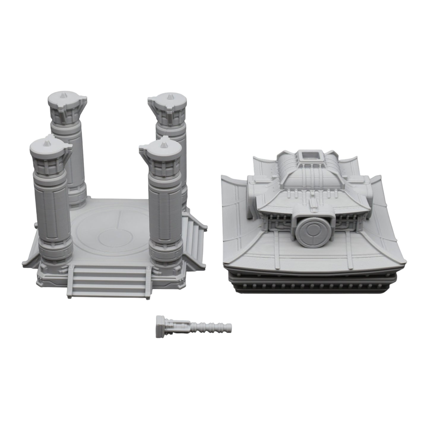 Wargaming 28mm scatter terrain scenery showing 3D-printed item that is compatible with games such as Warhammer 40K, Star Wars Legions, D+D, Dungeons and Dragons, Sci-Fi, Fantasy and other miniature tabletop games. Brand Jawar3d found at www.jawar3d.co.uk.