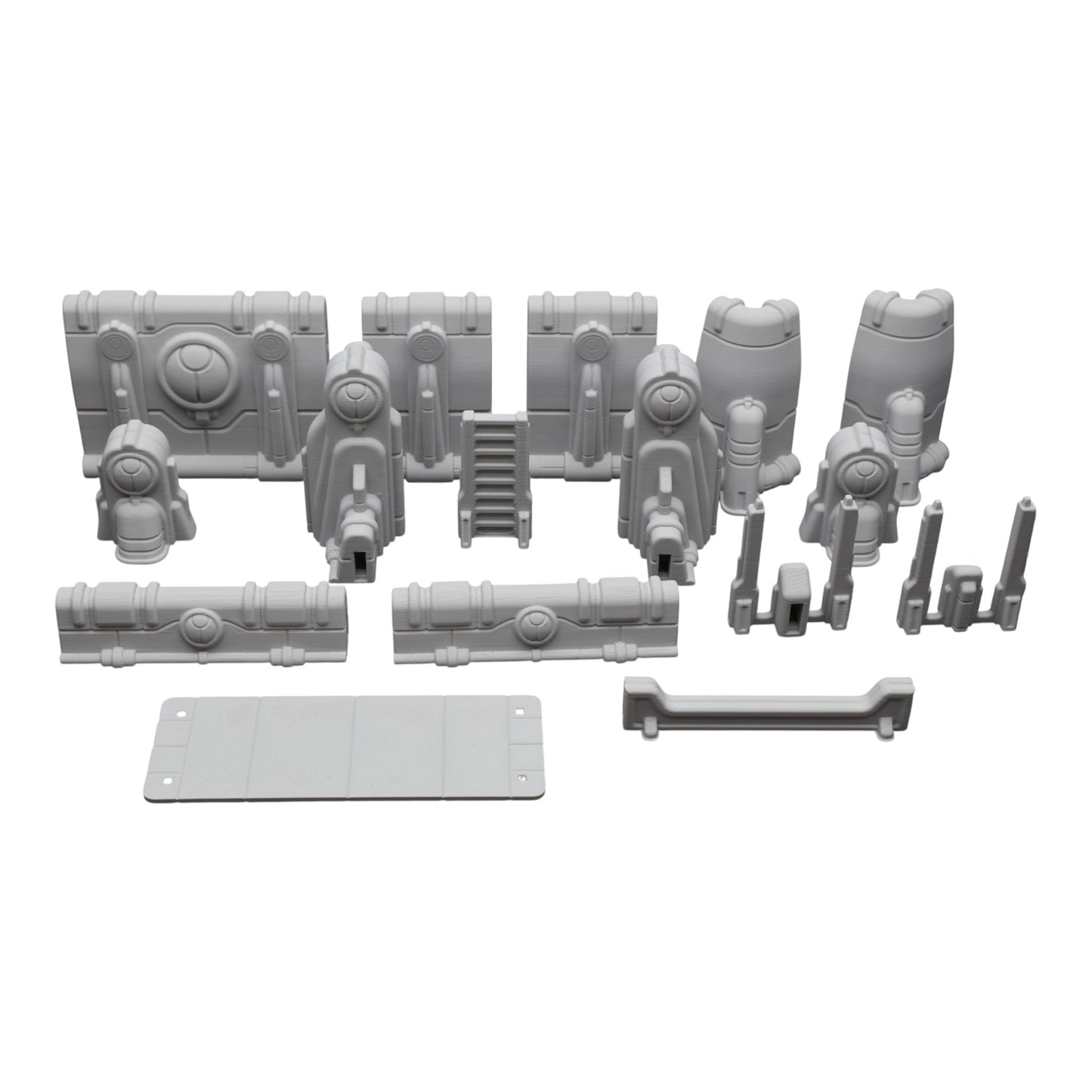 Wargaming 28mm scatter terrain scenery showing 3D-printed item that is compatible with games such as Warhammer 40K, Star Wars Legions, D+D, Dungeons and Dragons, Sci-Fi, Fantasy and other miniature tabletop games. Brand Jawar3d found at www.jawar3d.co.uk.