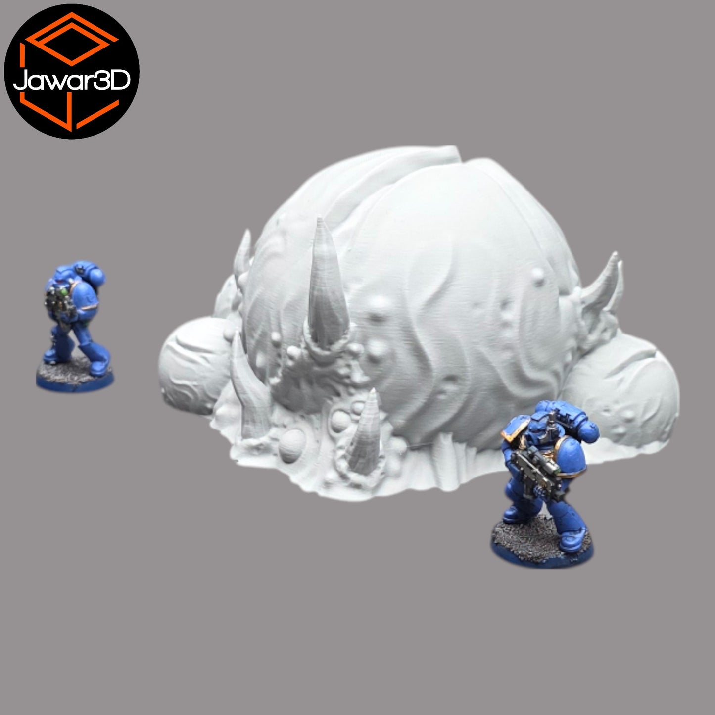 Wargaming 28mm scatter terrain scenery showing 3D-printed item that is compatible with games such as Warhammer 40K, Star Wars Legions, D+D, Dungeons and Dragons, Sci-Fi, Fantasy and other miniature tabletop games. Brand Jawar3d found at www.jawar3d.co.uk.