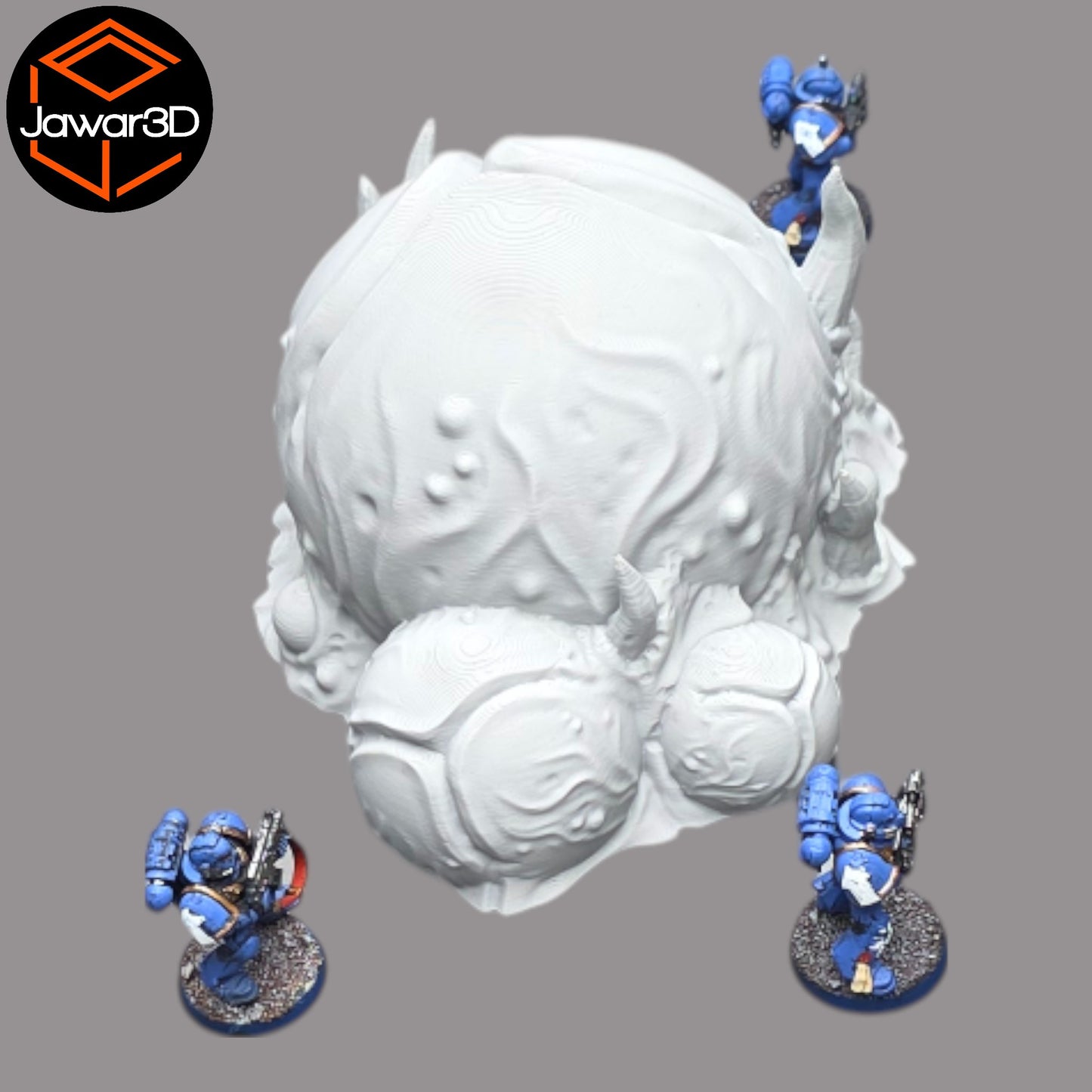 Wargaming 28mm scatter terrain scenery showing 3D-printed item that is compatible with games such as Warhammer 40K, Star Wars Legions, D+D, Dungeons and Dragons, Sci-Fi, Fantasy and other miniature tabletop games. Brand Jawar3d found at www.jawar3d.co.uk.