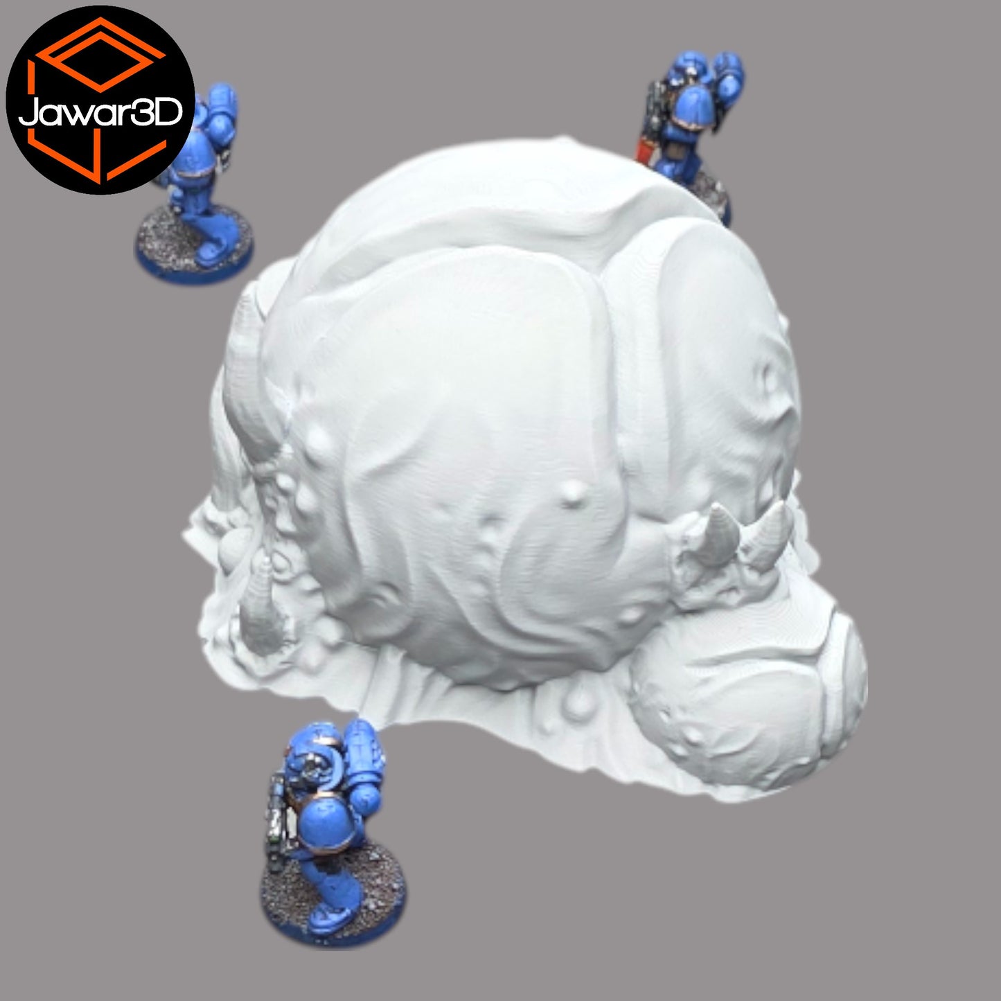 Wargaming 28mm scatter terrain scenery showing 3D-printed item that is compatible with games such as Warhammer 40K, Star Wars Legions, D+D, Dungeons and Dragons, Sci-Fi, Fantasy and other miniature tabletop games. Brand Jawar3d found at www.jawar3d.co.uk.