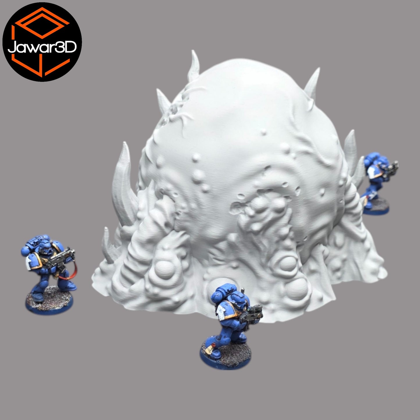 Wargaming 28mm scatter terrain scenery showing 3D-printed item that is compatible with games such as Warhammer 40K, Star Wars Legions, D+D, Dungeons and Dragons, Sci-Fi, Fantasy and other miniature tabletop games. Brand Jawar3d found at www.jawar3d.co.uk.