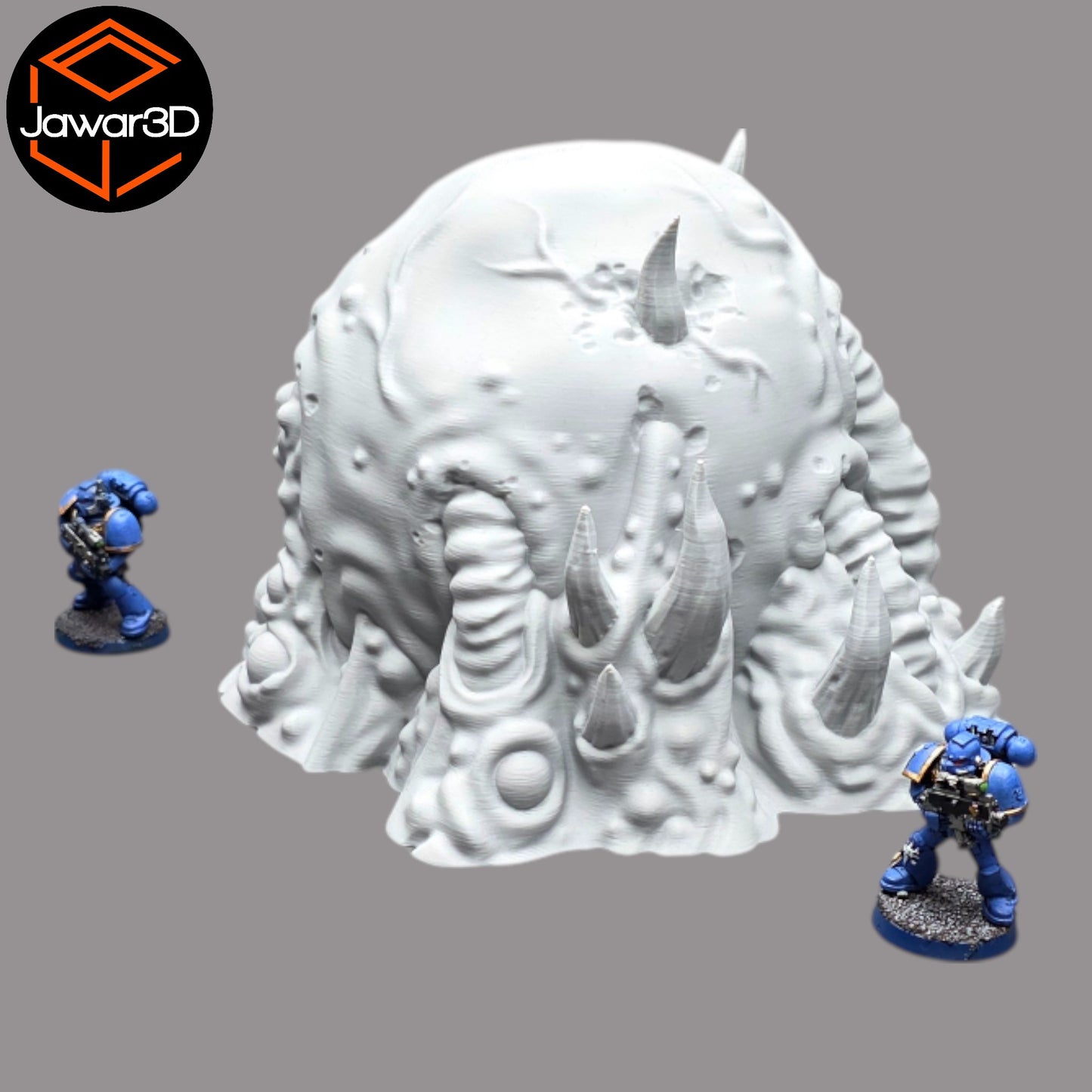 Wargaming 28mm scatter terrain scenery showing 3D-printed item that is compatible with games such as Warhammer 40K, Star Wars Legions, D+D, Dungeons and Dragons, Sci-Fi, Fantasy and other miniature tabletop games. Brand Jawar3d found at www.jawar3d.co.uk.