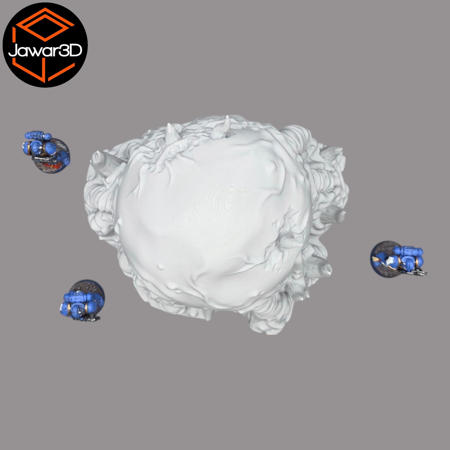 Wargaming 28mm scatter terrain scenery showing 3D-printed item that is compatible with games such as Warhammer 40K, Star Wars Legions, D+D, Dungeons and Dragons, Sci-Fi, Fantasy and other miniature tabletop games. Brand Jawar3d found at www.jawar3d.co.uk.