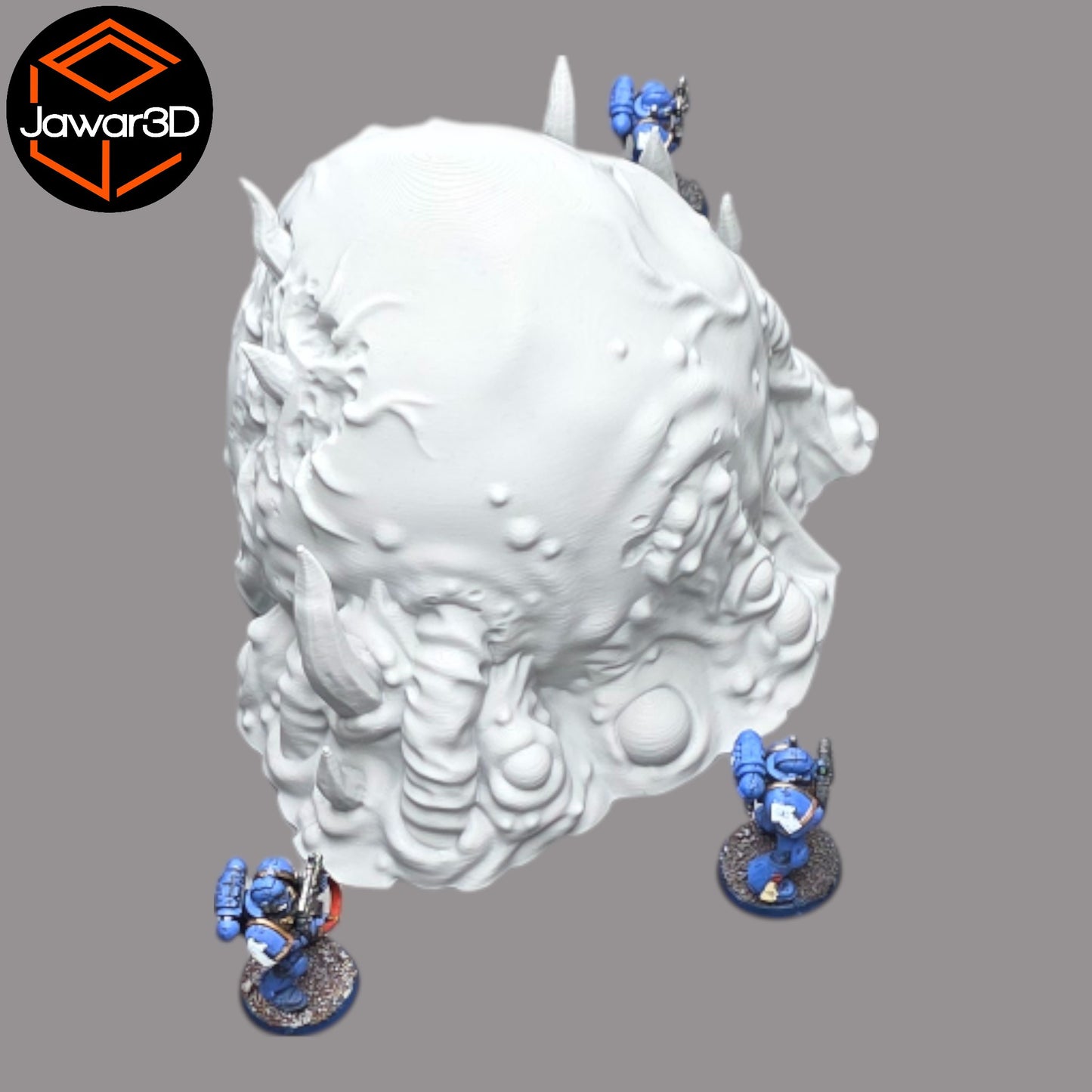Wargaming 28mm scatter terrain scenery showing 3D-printed item that is compatible with games such as Warhammer 40K, Star Wars Legions, D+D, Dungeons and Dragons, Sci-Fi, Fantasy and other miniature tabletop games. Brand Jawar3d found at www.jawar3d.co.uk.