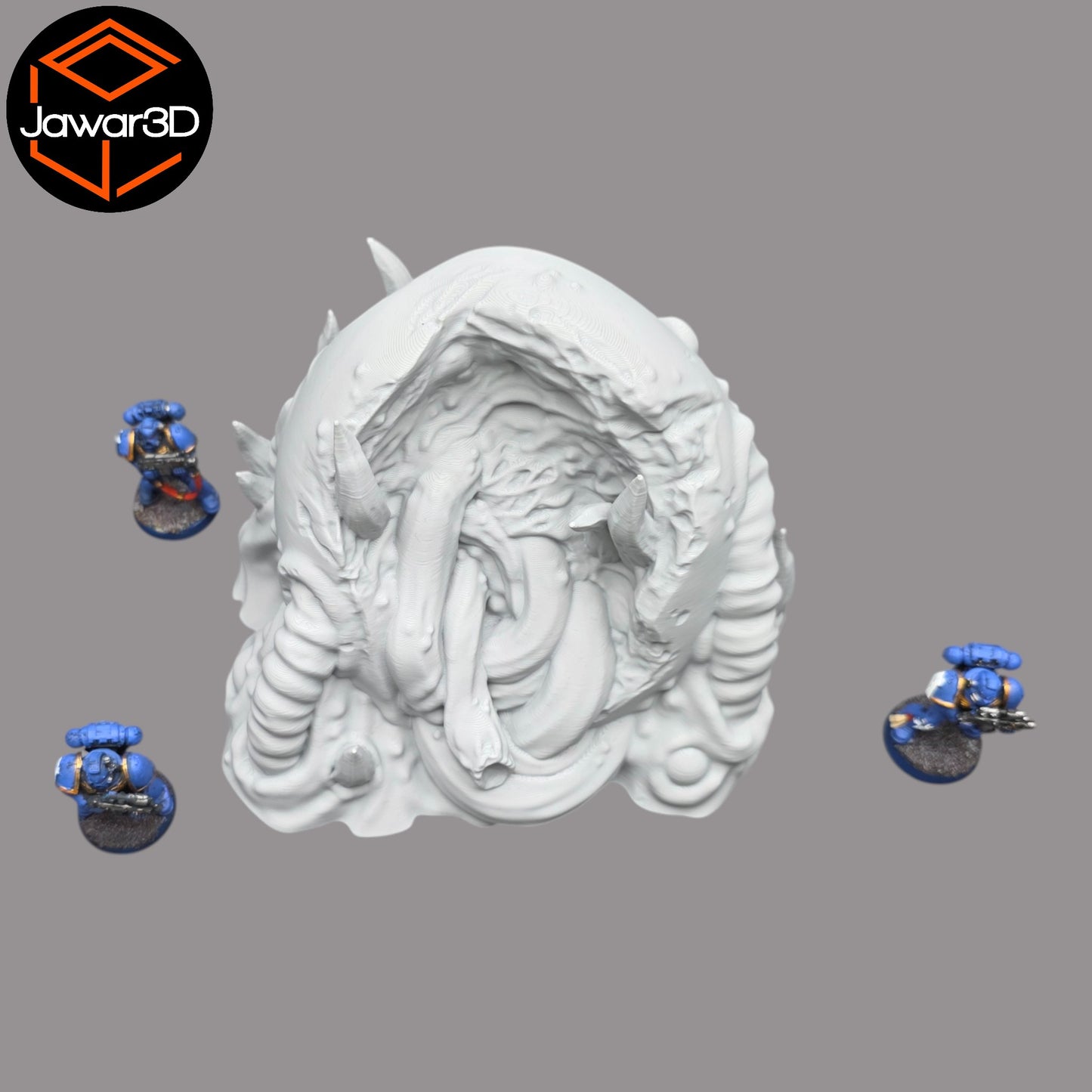 Wargaming 28mm scatter terrain scenery showing 3D-printed item that is compatible with games such as Warhammer 40K, Star Wars Legions, D+D, Dungeons and Dragons, Sci-Fi, Fantasy and other miniature tabletop games. Brand Jawar3d found at www.jawar3d.co.uk.