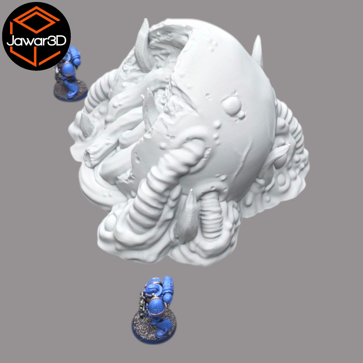 Wargaming 28mm scatter terrain scenery showing 3D-printed item that is compatible with games such as Warhammer 40K, Star Wars Legions, D+D, Dungeons and Dragons, Sci-Fi, Fantasy and other miniature tabletop games. Brand Jawar3d found at www.jawar3d.co.uk.