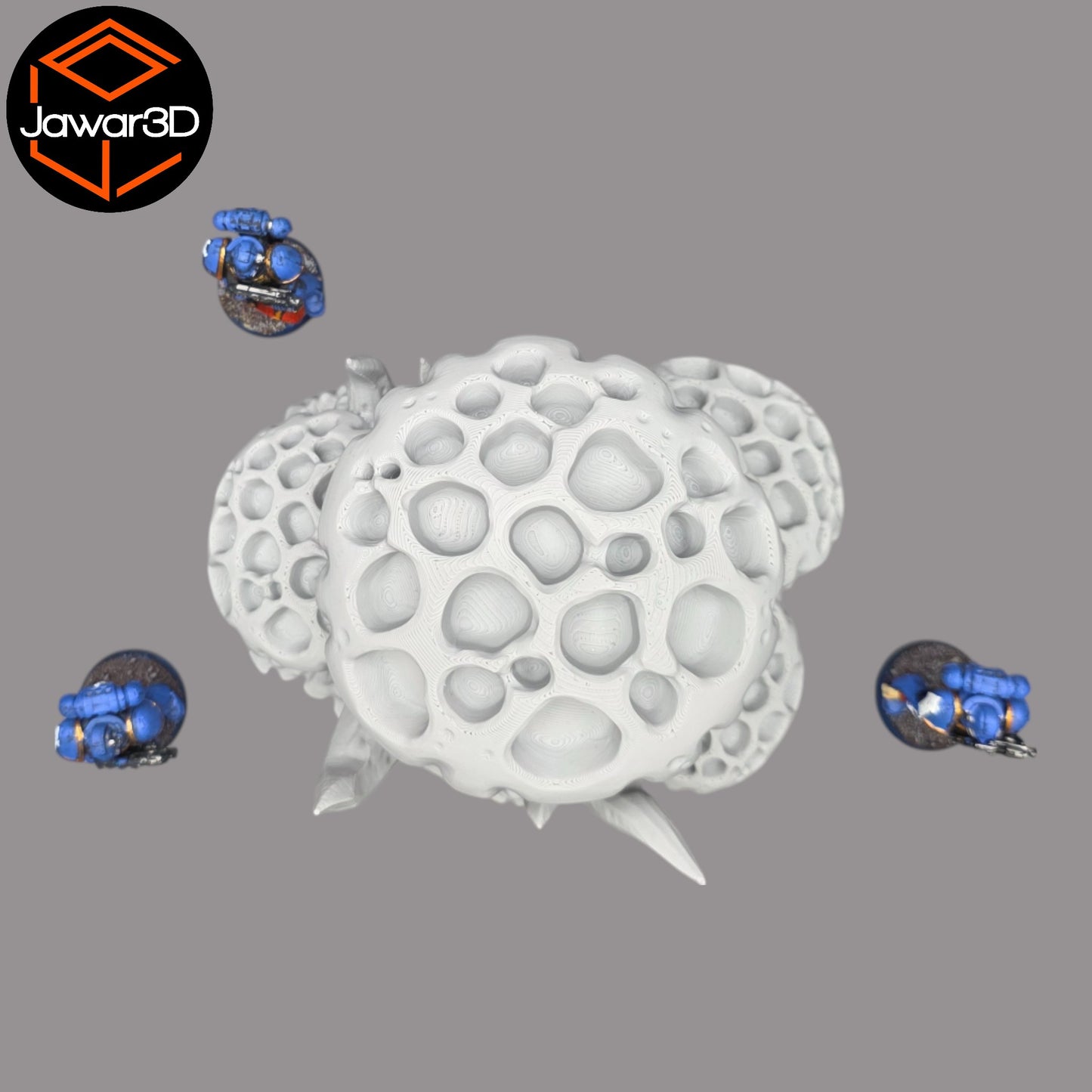 Wargaming 28mm scatter terrain scenery showing 3D-printed item that is compatible with games such as Warhammer 40K, Star Wars Legions, D+D, Dungeons and Dragons, Sci-Fi, Fantasy and other miniature tabletop games. Brand Jawar3d found at www.jawar3d.co.uk.