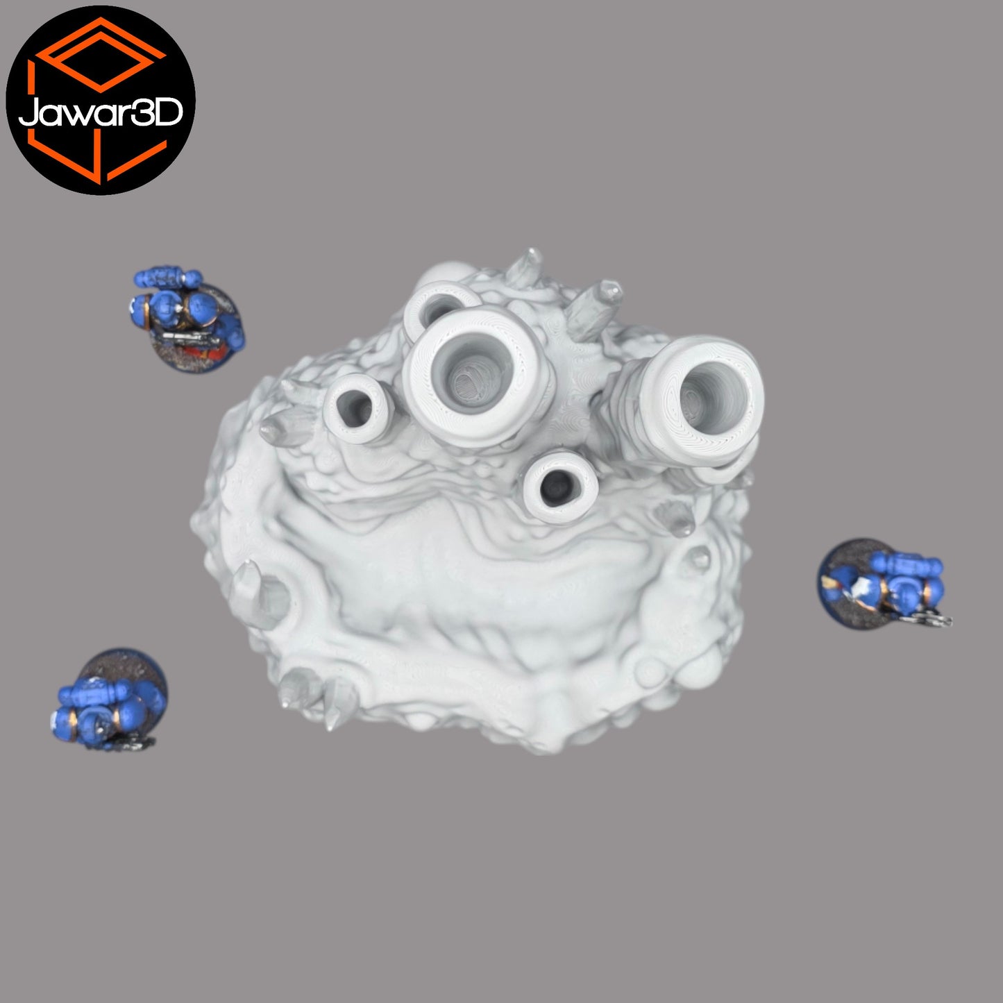 Wargaming 28mm scatter terrain scenery showing 3D-printed item that is compatible with games such as Warhammer 40K, Star Wars Legions, D+D, Dungeons and Dragons, Sci-Fi, Fantasy and other miniature tabletop games. Brand Jawar3d found at www.jawar3d.co.uk.