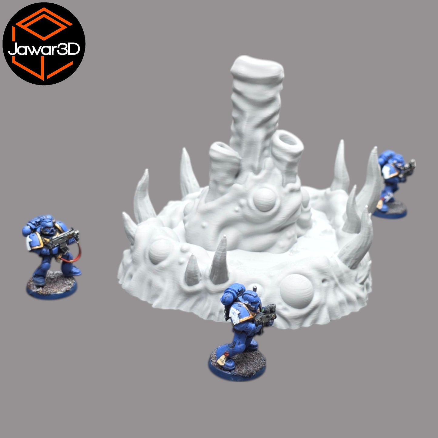 Wargaming 28mm scatter terrain scenery showing 3D-printed item that is compatible with games such as Warhammer 40K, Star Wars Legions, D+D, Dungeons and Dragons, Sci-Fi, Fantasy and other miniature tabletop games. Brand Jawar3d found at www.jawar3d.co.uk.
