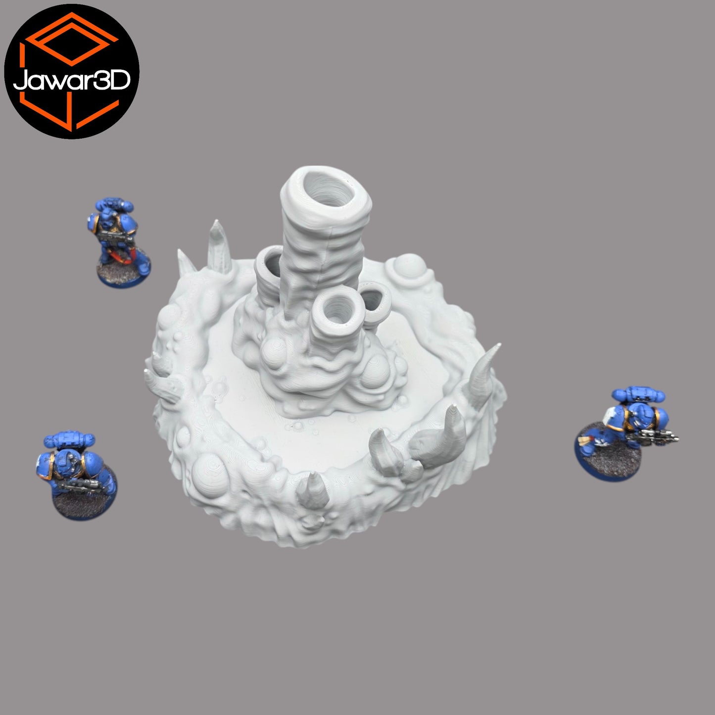 Wargaming 28mm scatter terrain scenery showing 3D-printed item that is compatible with games such as Warhammer 40K, Star Wars Legions, D+D, Dungeons and Dragons, Sci-Fi, Fantasy and other miniature tabletop games. Brand Jawar3d found at www.jawar3d.co.uk.