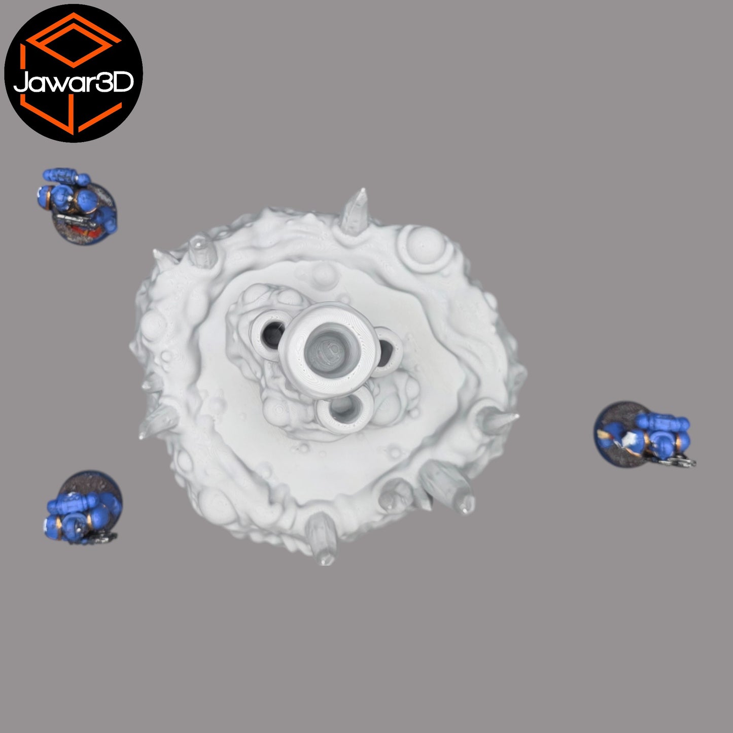 Wargaming 28mm scatter terrain scenery showing 3D-printed item that is compatible with games such as Warhammer 40K, Star Wars Legions, D+D, Dungeons and Dragons, Sci-Fi, Fantasy and other miniature tabletop games. Brand Jawar3d found at www.jawar3d.co.uk.