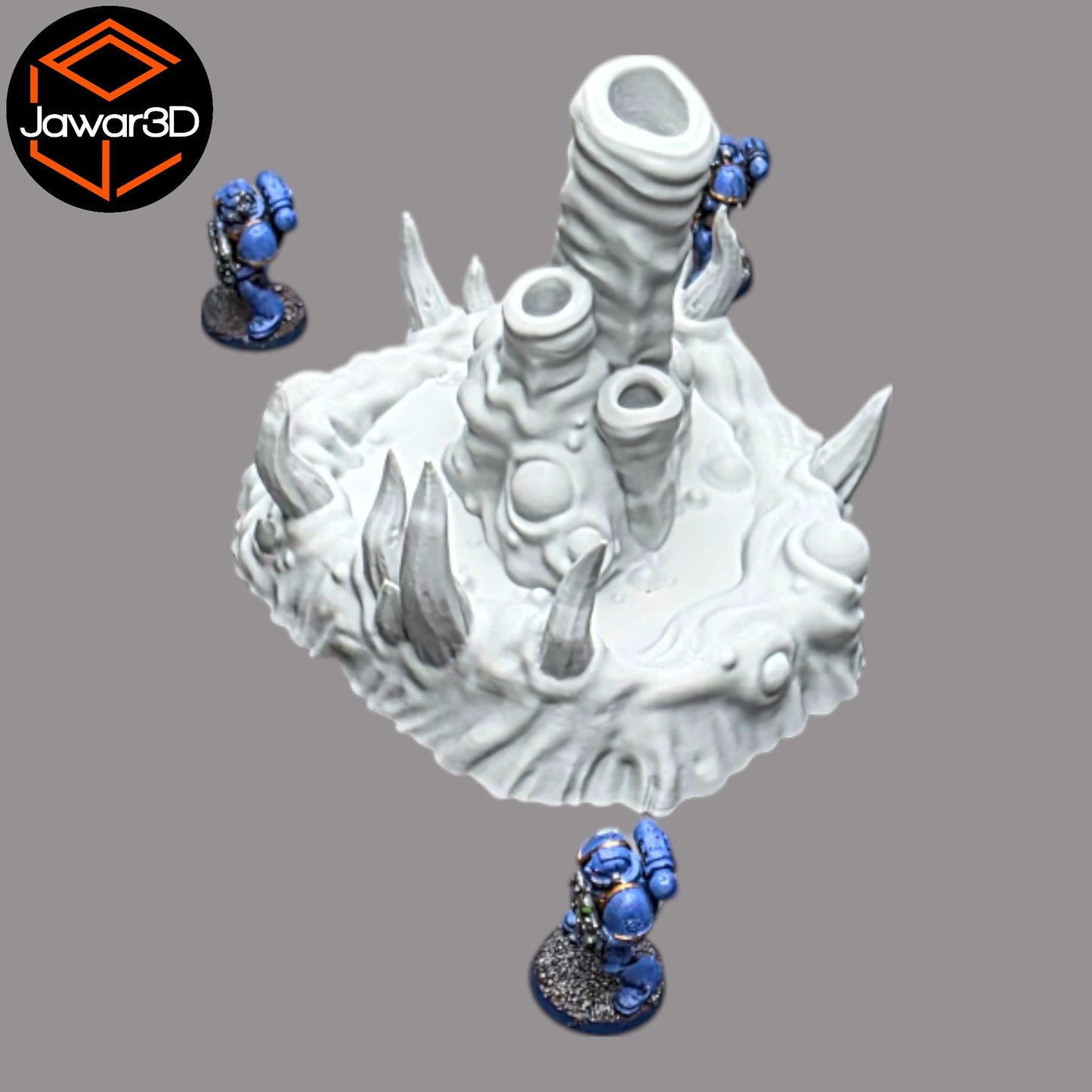 Wargaming 28mm scatter terrain scenery showing 3D-printed item that is compatible with games such as Warhammer 40K, Star Wars Legions, D+D, Dungeons and Dragons, Sci-Fi, Fantasy and other miniature tabletop games. Brand Jawar3d found at www.jawar3d.co.uk.