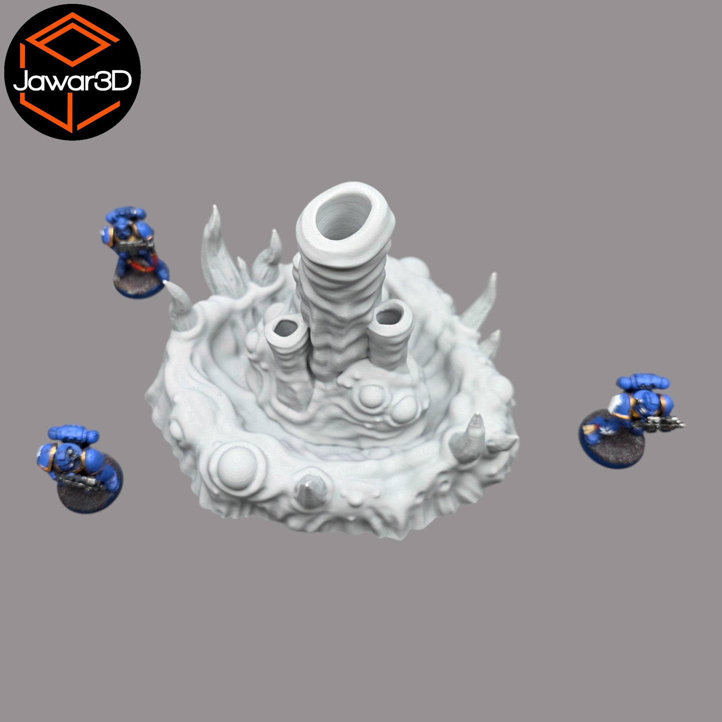 Wargaming 28mm scatter terrain scenery showing 3D-printed item that is compatible with games such as Warhammer 40K, Star Wars Legions, D+D, Dungeons and Dragons, Sci-Fi, Fantasy and other miniature tabletop games. Brand Jawar3d found at www.jawar3d.co.uk.