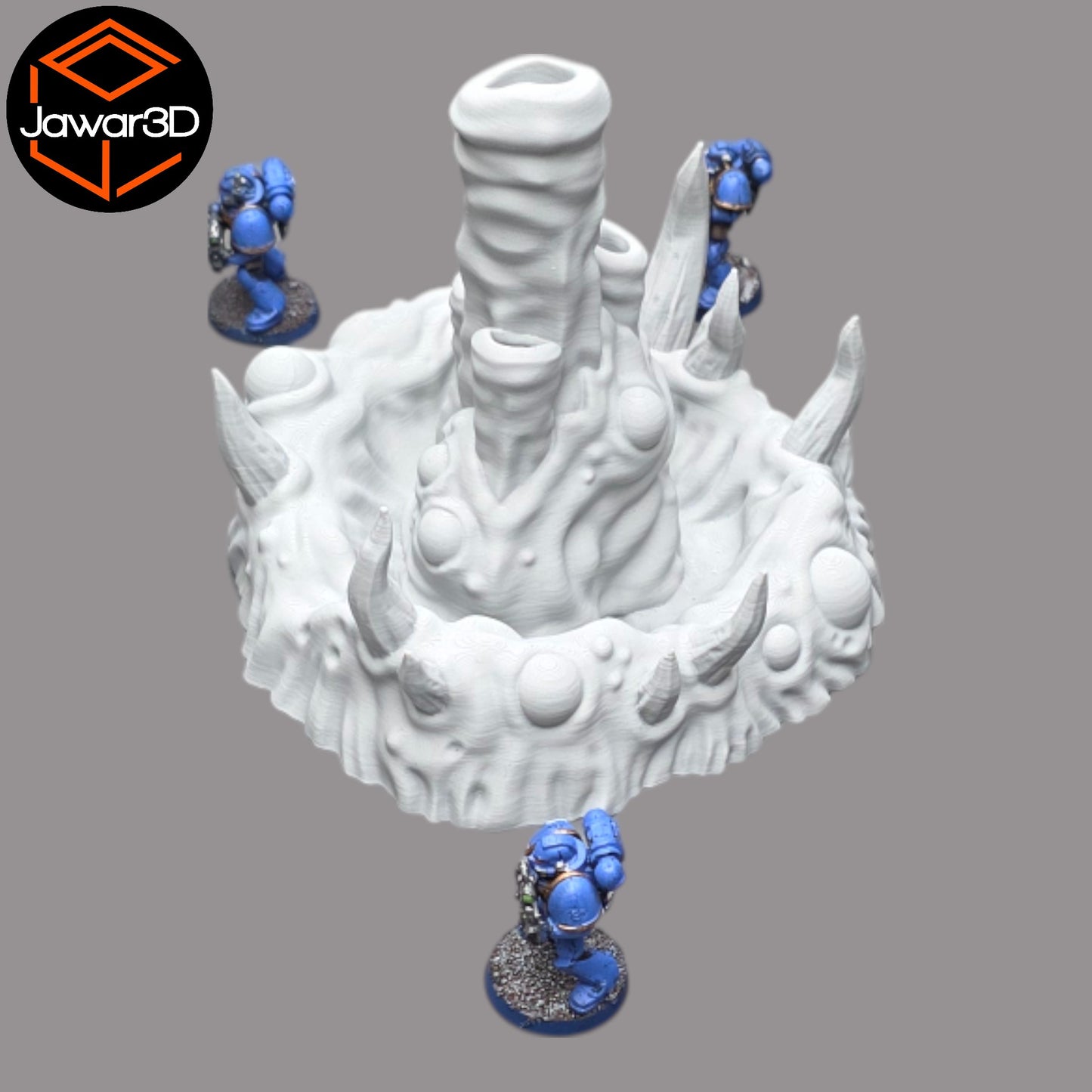 Wargaming 28mm scatter terrain scenery showing 3D-printed item that is compatible with games such as Warhammer 40K, Star Wars Legions, D+D, Dungeons and Dragons, Sci-Fi, Fantasy and other miniature tabletop games. Brand Jawar3d found at www.jawar3d.co.uk.