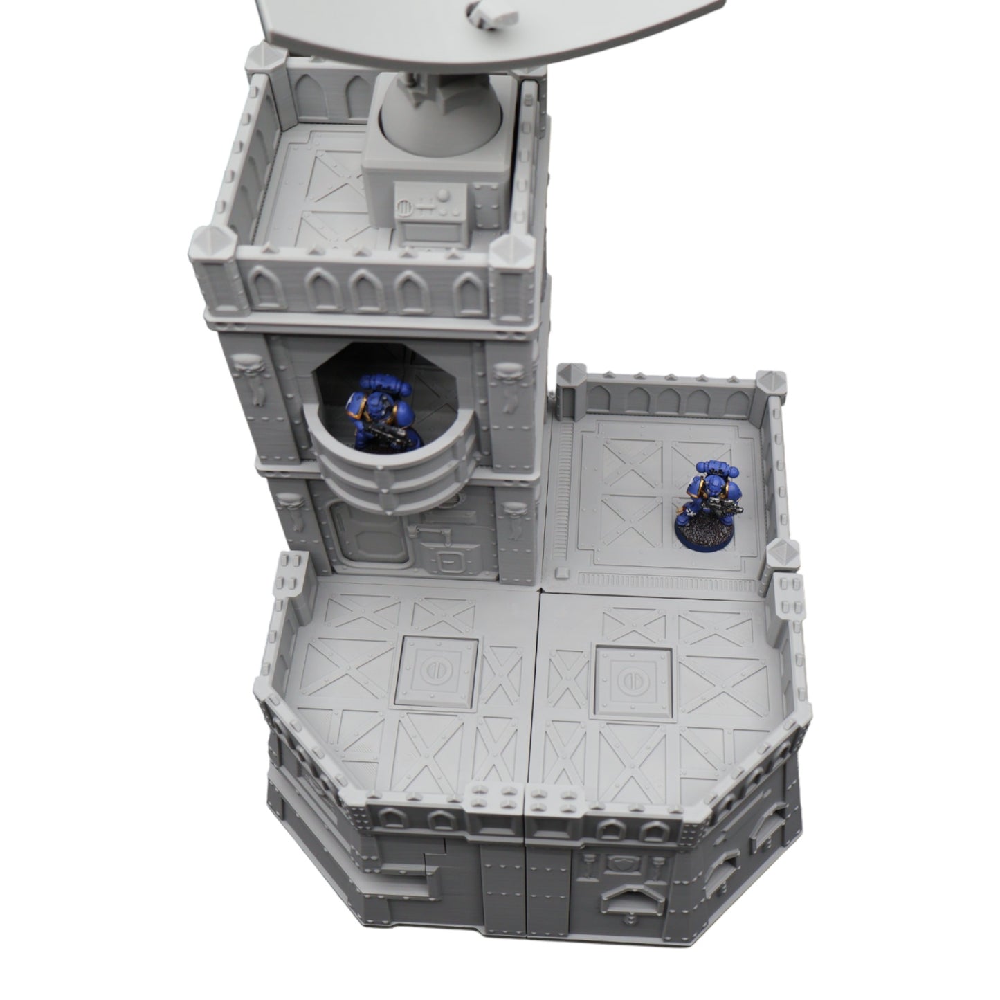 Wargaming 28mm scatter terrain scenery showing 3D-printed item that is compatible with games such as Warhammer 40K, Star Wars Legions, D+D, Dungeons and Dragons, Sci-Fi, Fantasy and other miniature tabletop games. Brand Jawar3d found at www.jawar3d.co.uk.