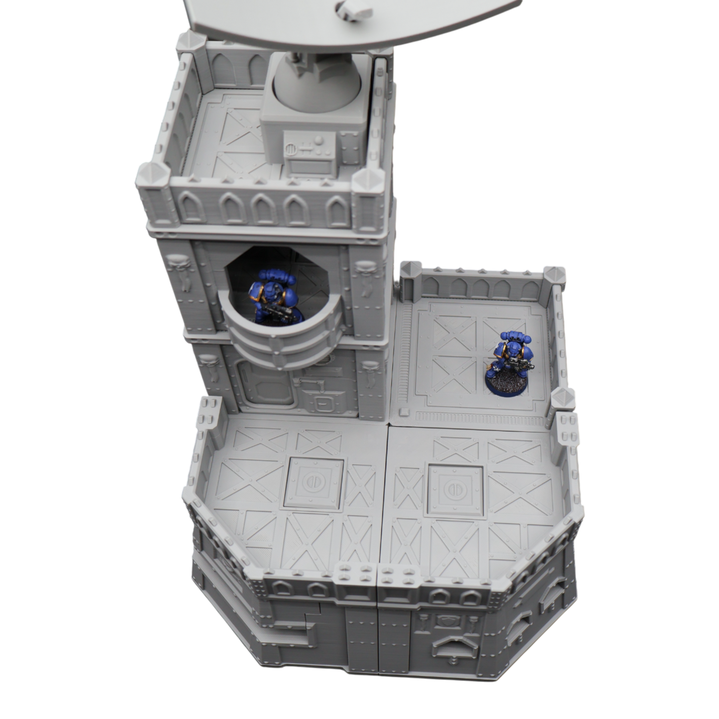 Wargaming 28mm scatter terrain scenery showing 3D-printed item that is compatible with games such as Warhammer 40K, Star Wars Legions, D+D, Dungeons and Dragons, Sci-Fi, Fantasy and other miniature tabletop games. Brand Jawar3d found at www.jawar3d.co.uk.