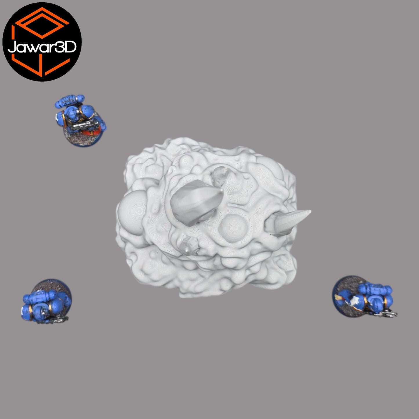 Wargaming 28mm scatter terrain scenery showing 3D-printed item that is compatible with games such as Warhammer 40K, Star Wars Legions, D+D, Dungeons and Dragons, Sci-Fi, Fantasy and other miniature tabletop games. Brand Jawar3d found at www.jawar3d.co.uk.