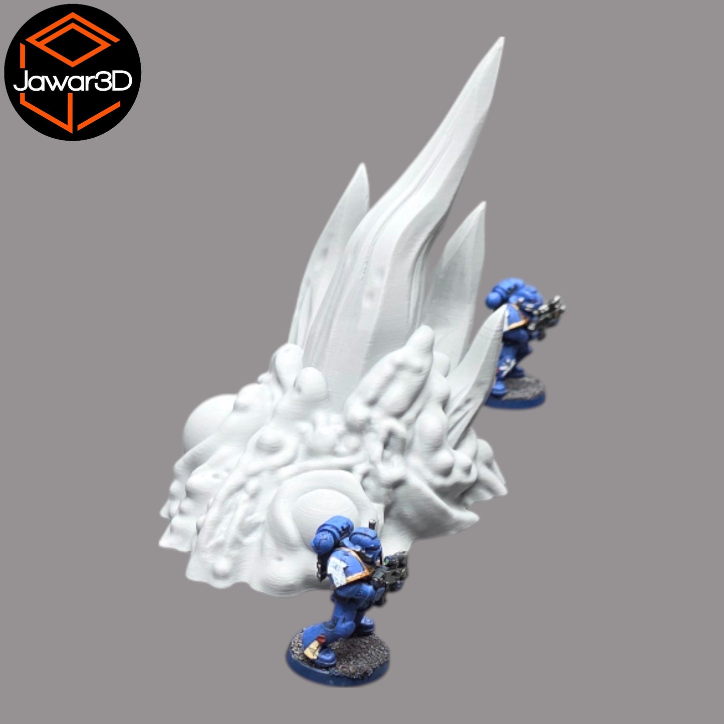 Wargaming 28mm scatter terrain scenery showing 3D-printed item that is compatible with games such as Warhammer 40K, Star Wars Legions, D+D, Dungeons and Dragons, Sci-Fi, Fantasy and other miniature tabletop games. Brand Jawar3d found at www.jawar3d.co.uk.