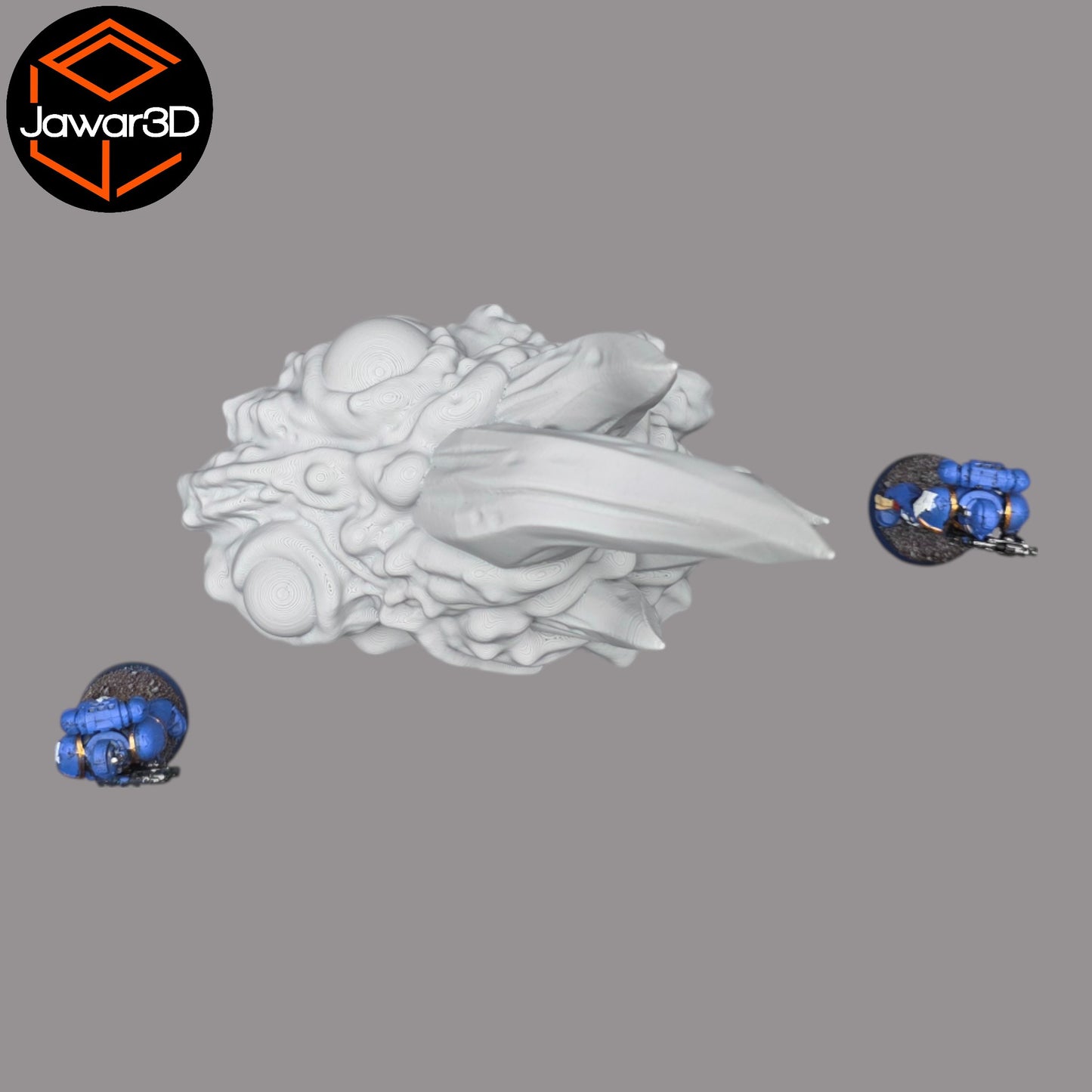 Wargaming 28mm scatter terrain scenery showing 3D-printed item that is compatible with games such as Warhammer 40K, Star Wars Legions, D+D, Dungeons and Dragons, Sci-Fi, Fantasy and other miniature tabletop games. Brand Jawar3d found at www.jawar3d.co.uk.