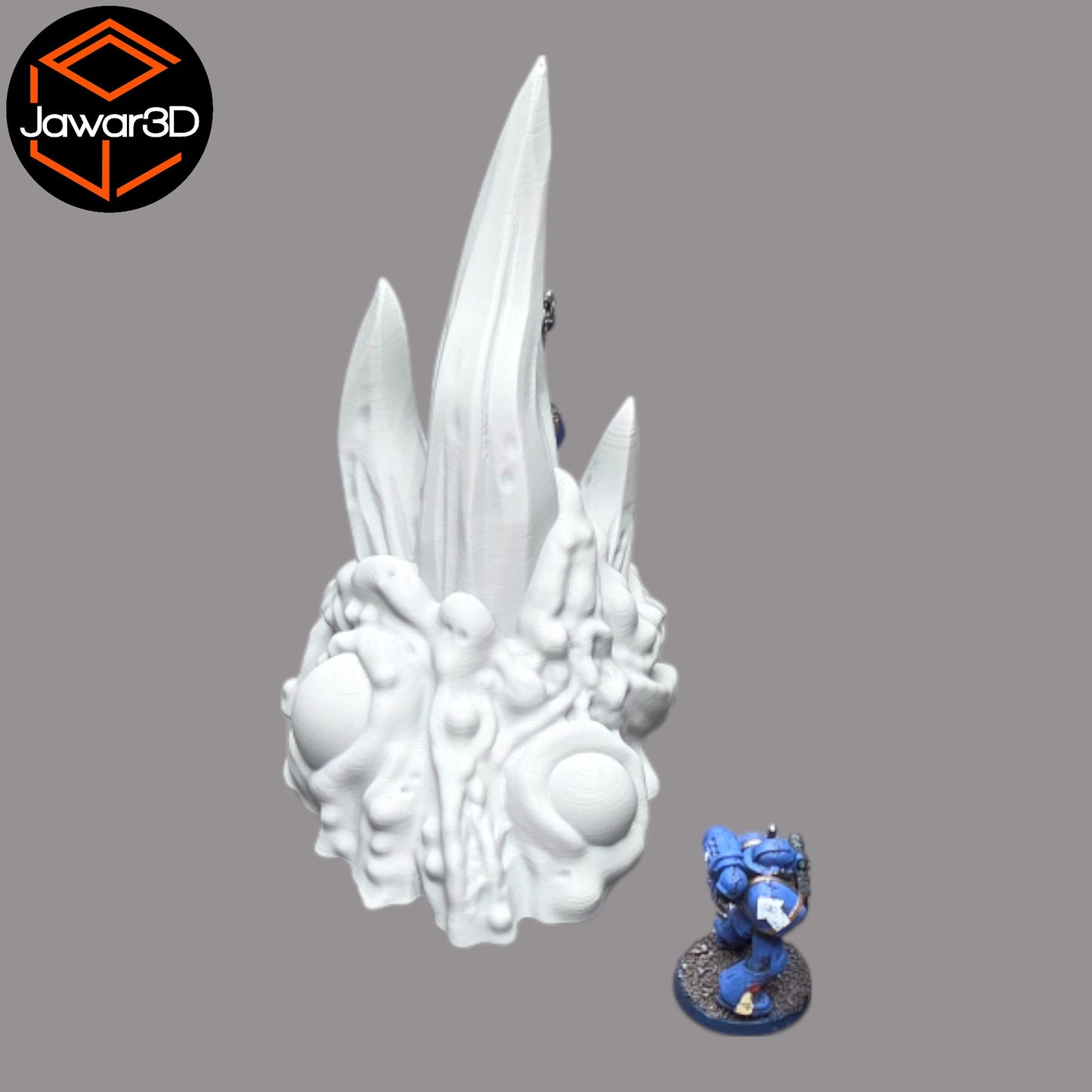 Wargaming 28mm scatter terrain scenery showing 3D-printed item that is compatible with games such as Warhammer 40K, Star Wars Legions, D+D, Dungeons and Dragons, Sci-Fi, Fantasy and other miniature tabletop games. Brand Jawar3d found at www.jawar3d.co.uk.