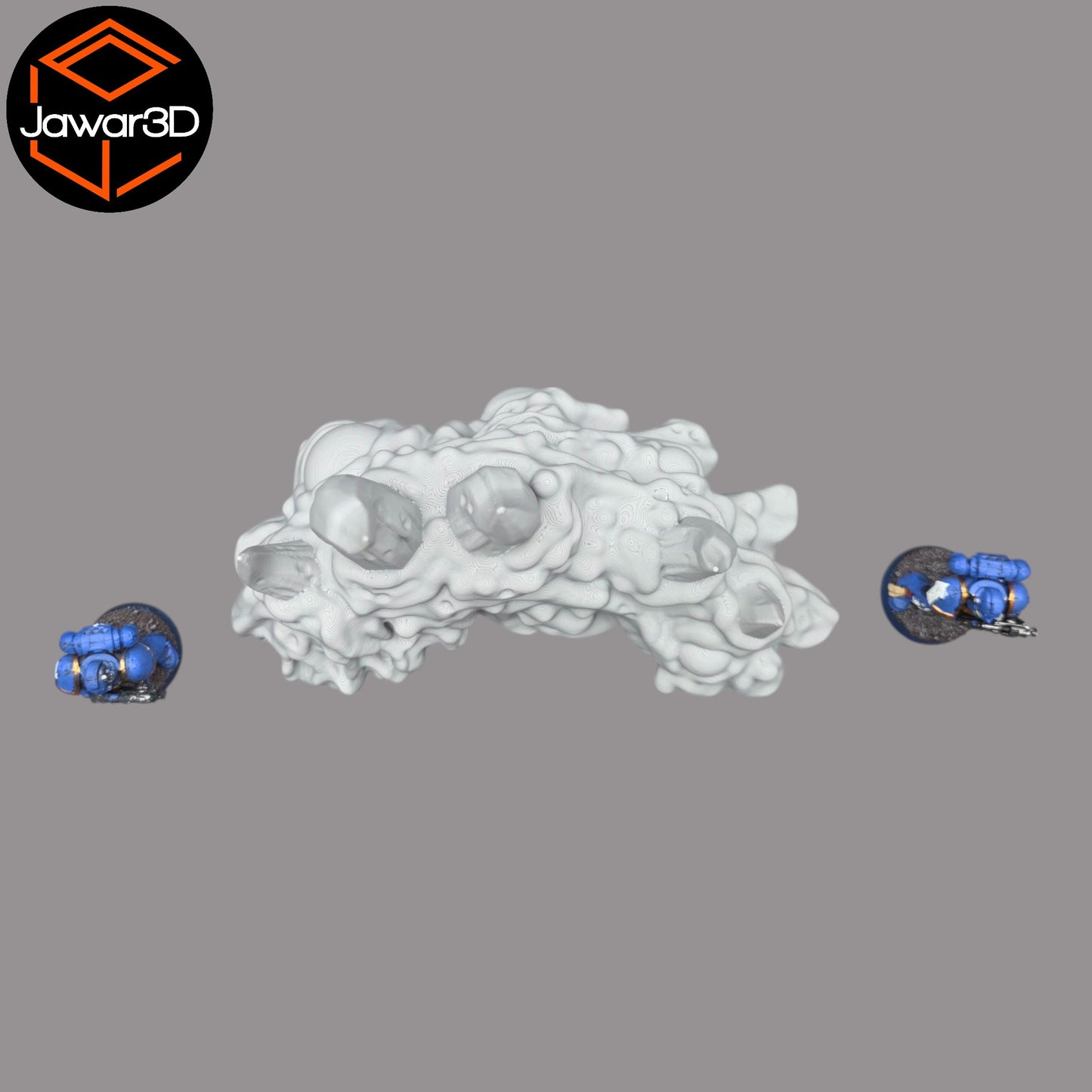 Wargaming 28mm scatter terrain scenery showing 3D-printed item that is compatible with games such as Warhammer 40K, Star Wars Legions, D+D, Dungeons and Dragons, Sci-Fi, Fantasy and other miniature tabletop games. Brand Jawar3d found at www.jawar3d.co.uk.