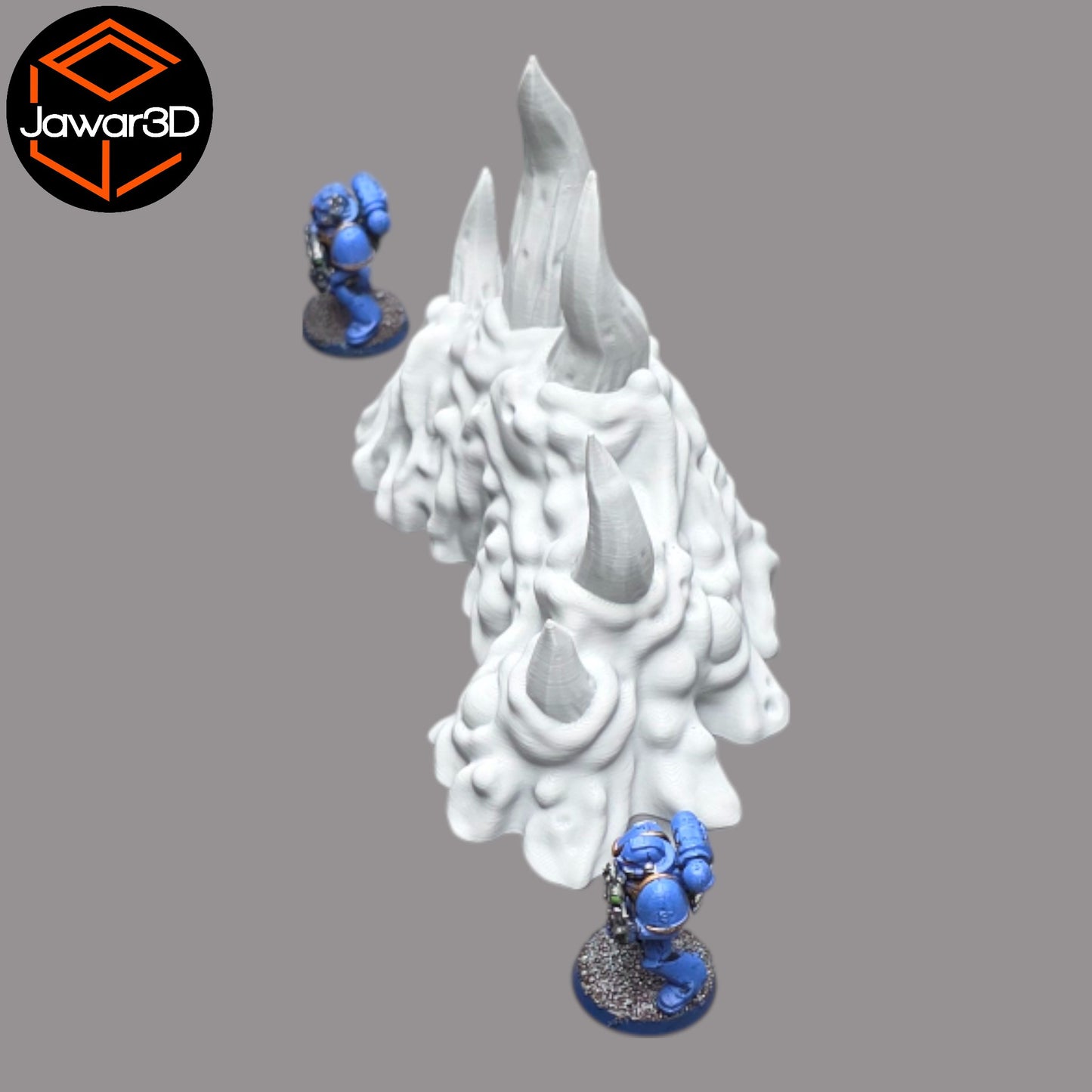 Wargaming 28mm scatter terrain scenery showing 3D-printed item that is compatible with games such as Warhammer 40K, Star Wars Legions, D+D, Dungeons and Dragons, Sci-Fi, Fantasy and other miniature tabletop games. Brand Jawar3d found at www.jawar3d.co.uk.